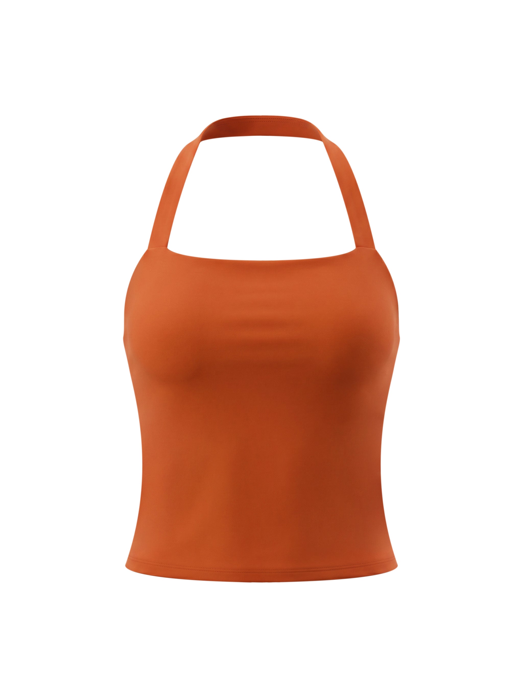 Women's Halter Crop Sports Bra – Medium Support Activewear Bra