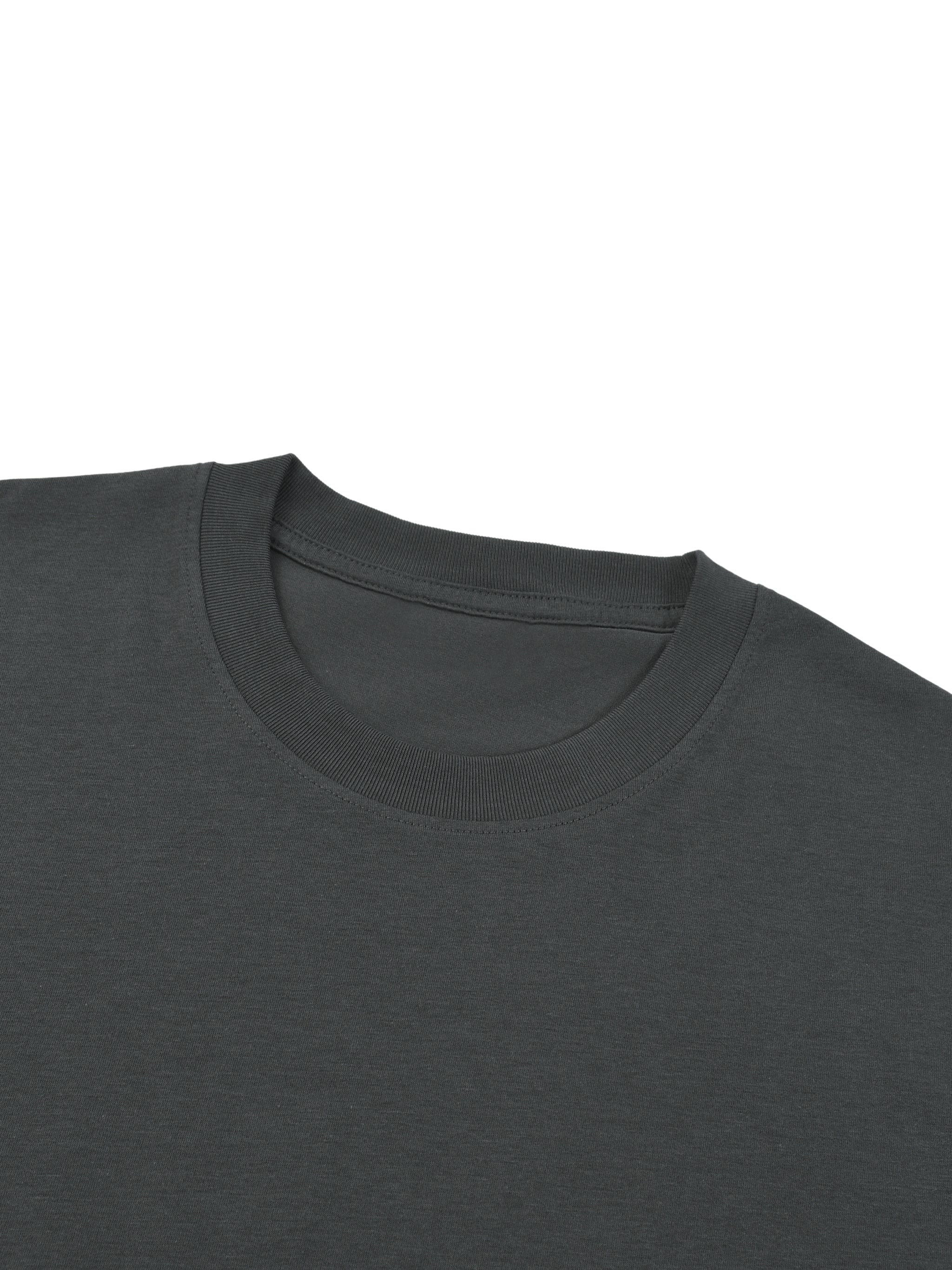 Men's Quick-Dry Drop Shoulder Performance T-Shirt – Oversized Athletic Tee