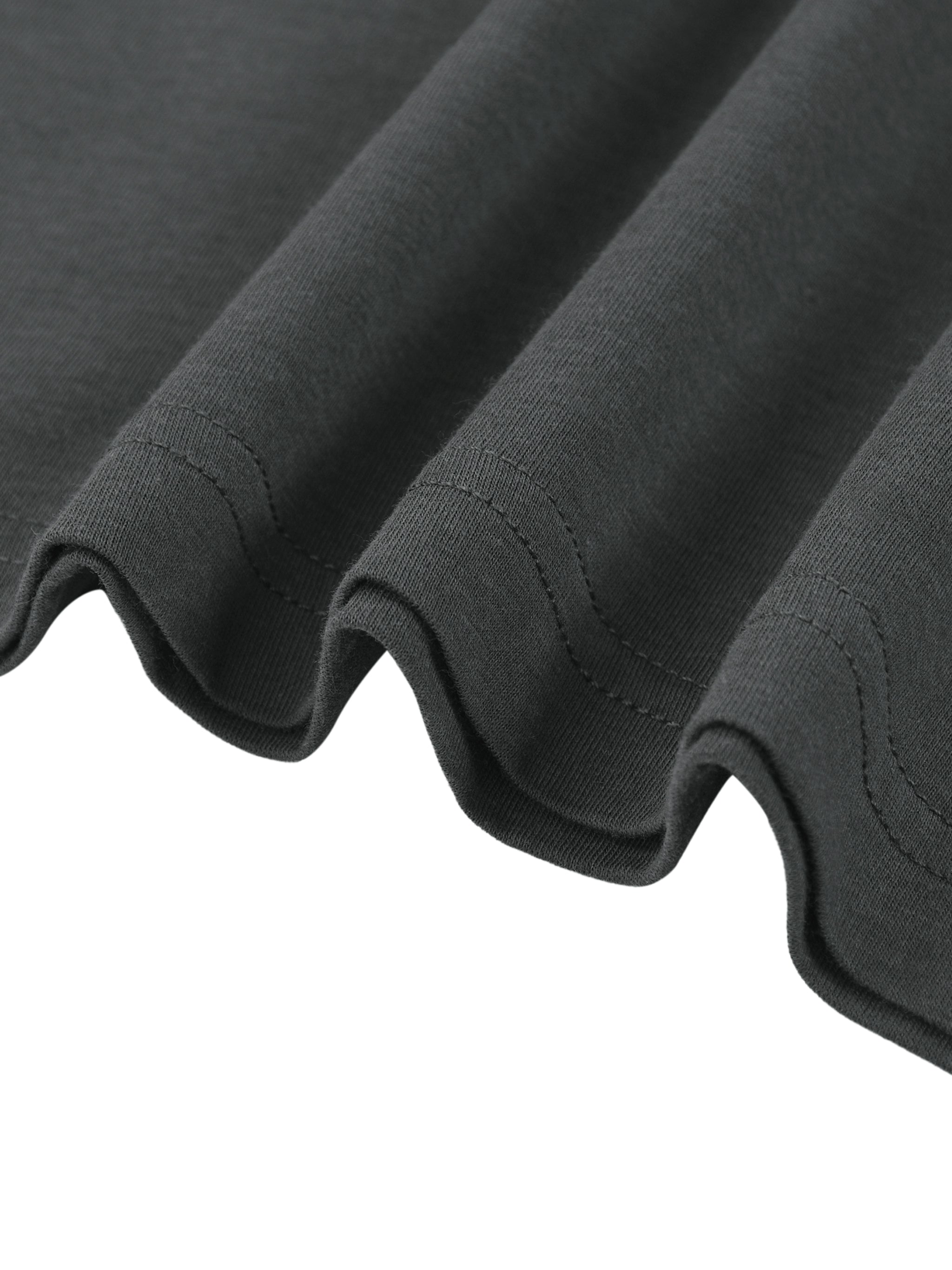 Men's Quick-Dry Drop Shoulder Performance T-Shirt – Oversized Athletic Tee