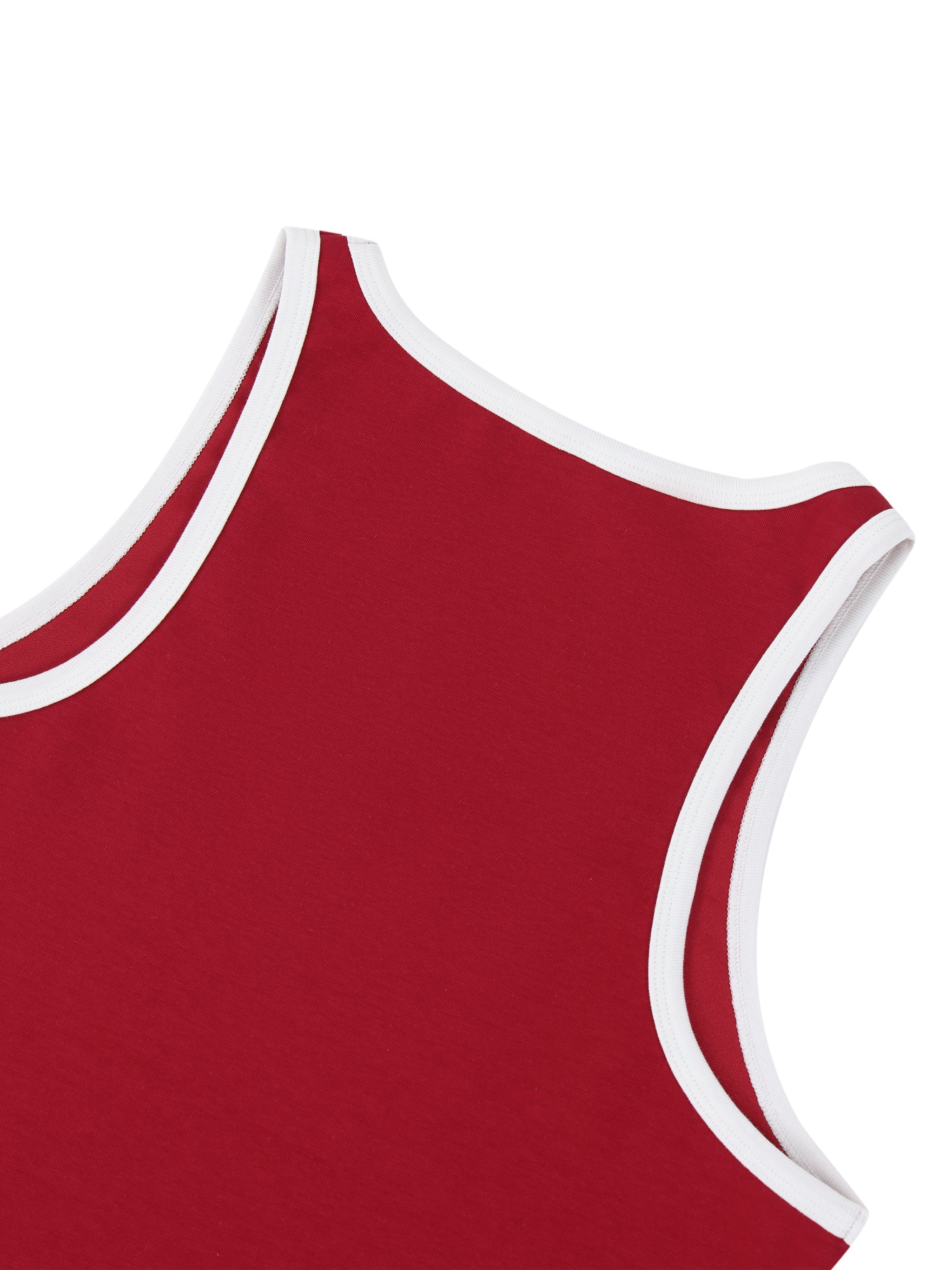 Women's Color Block Cropped Tank Top – Athletic Sleeveless Activewear Top