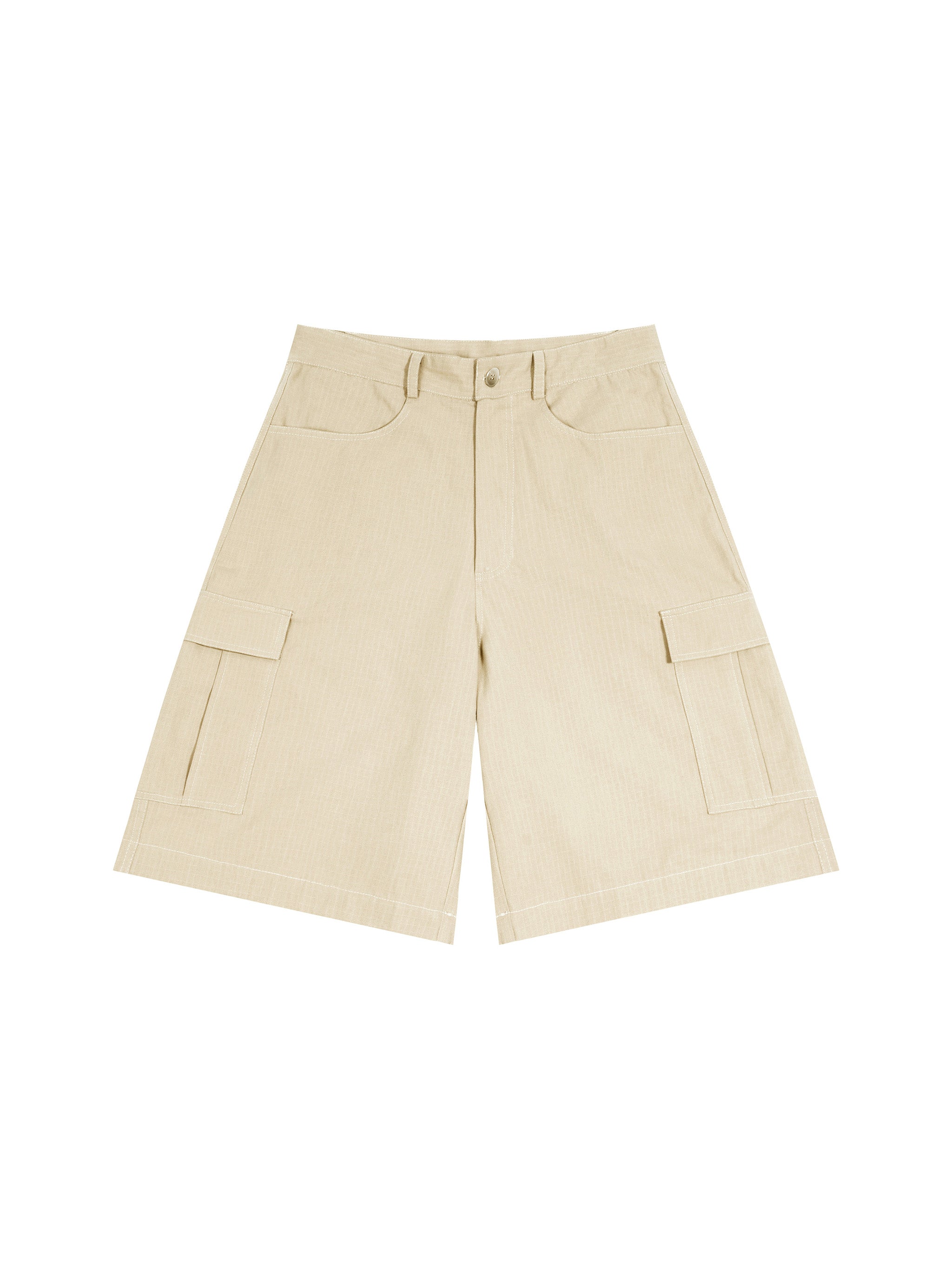 Unisex Woven Cargo Shorts – Relaxed Fit Utility Streetwear Shorts
