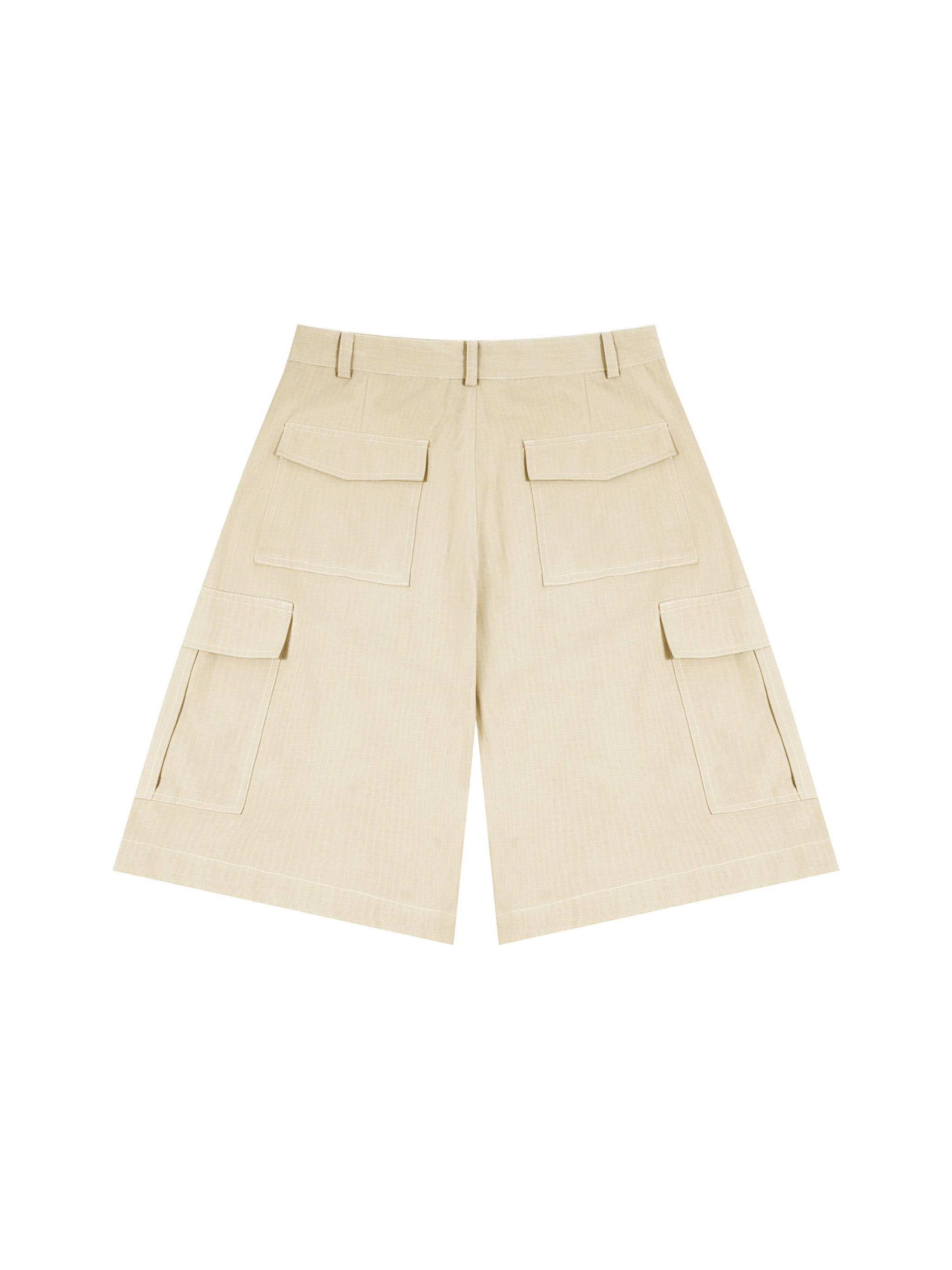 Unisex Woven Cargo Shorts – Relaxed Fit Utility Streetwear Shorts
