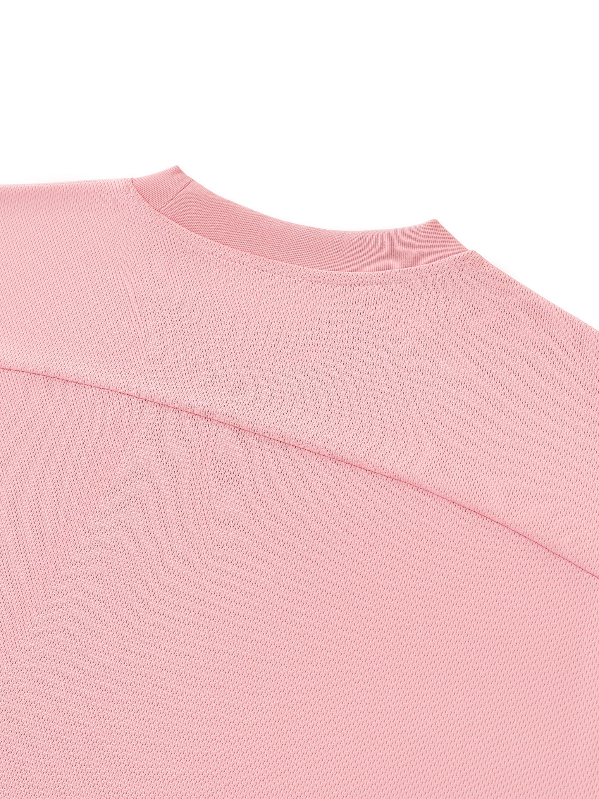 Unisex Boxy Mesh Crewneck T-Shirt – Oversized Breathable Streetwear Tee