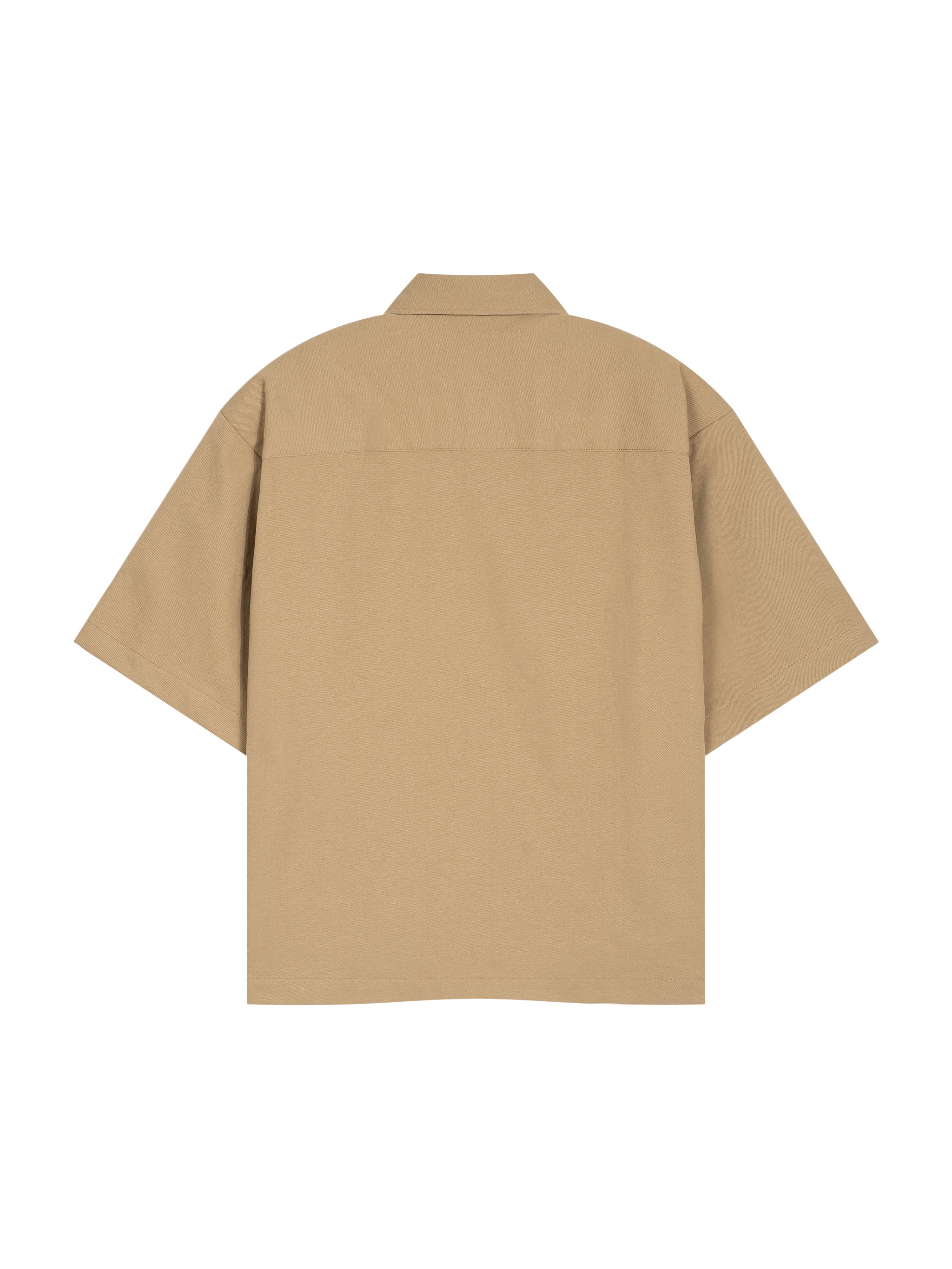 Unisex Heavyweight Boxy Short Sleeve Shirt – Oversized Premium Streetwear Button-Up