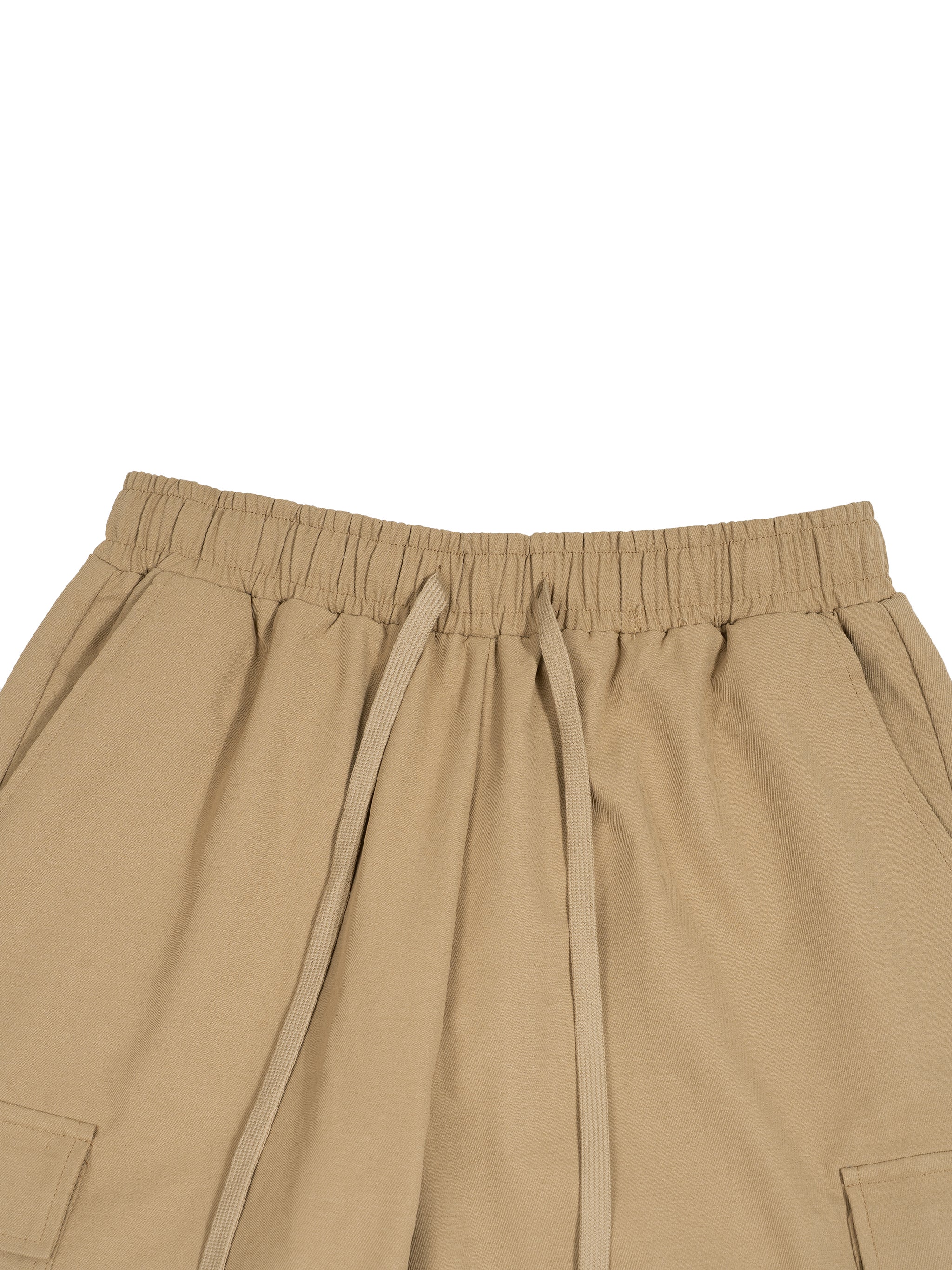 Unisex Drawstring Cargo Shorts – Relaxed Fit Utility Streetwear Shorts with Pockets