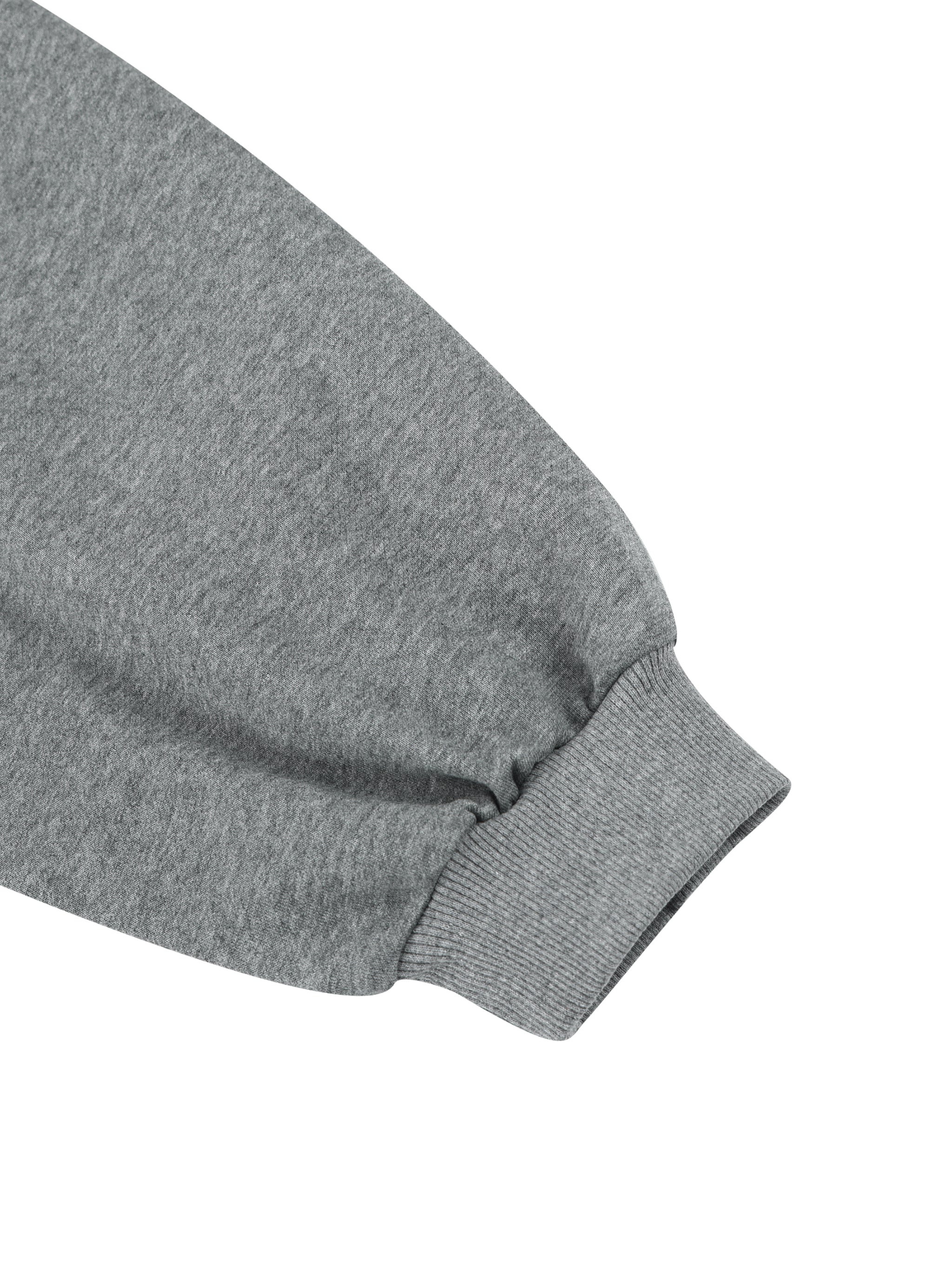 Women's Boxy Cropped Crewneck Sweatshirt – Oversized Casual Fleece Pullover