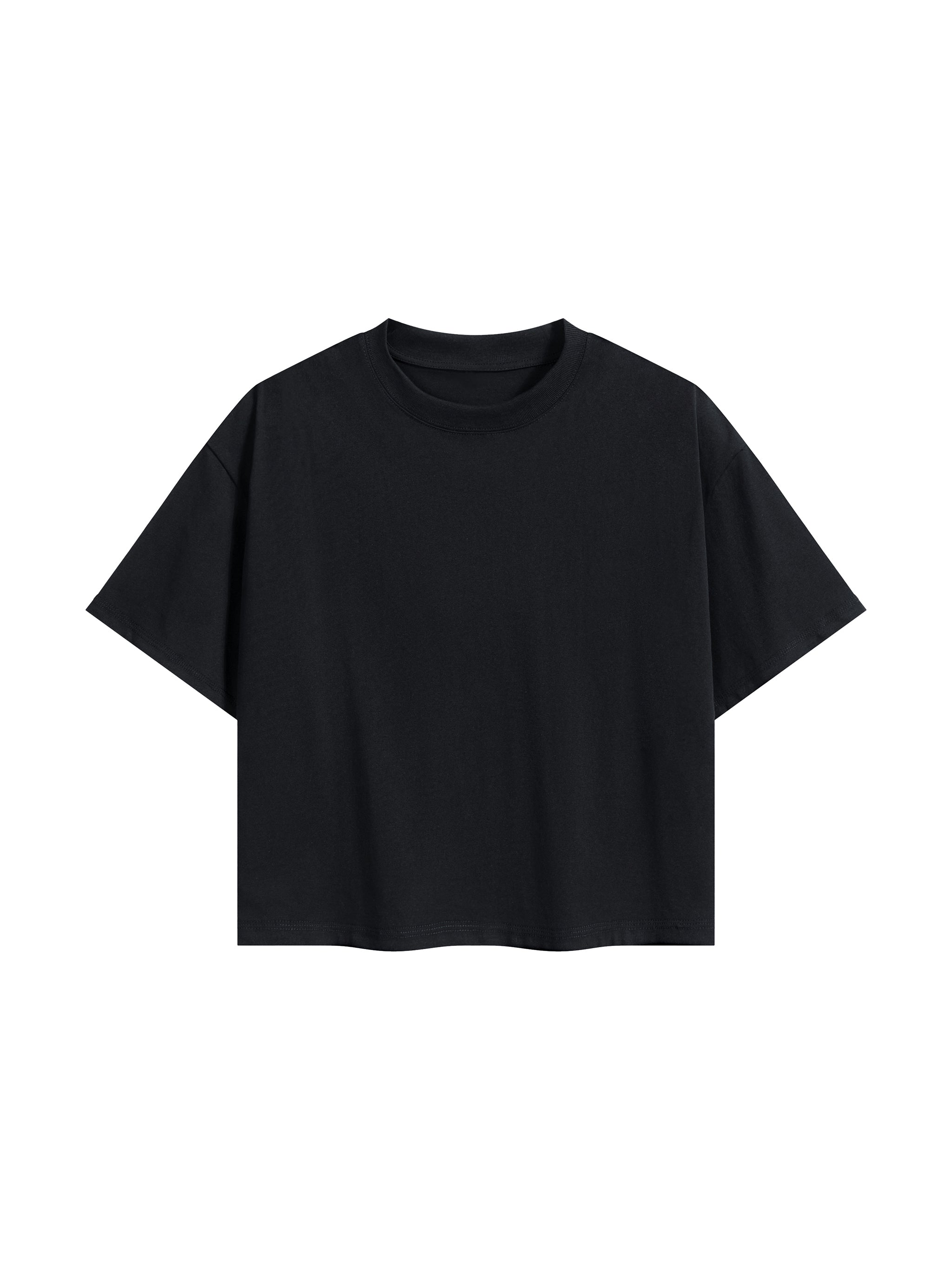 Unisex Oversized Boxy Drop Shoulder Crop T-Shirt – Premium Streetwear Tee