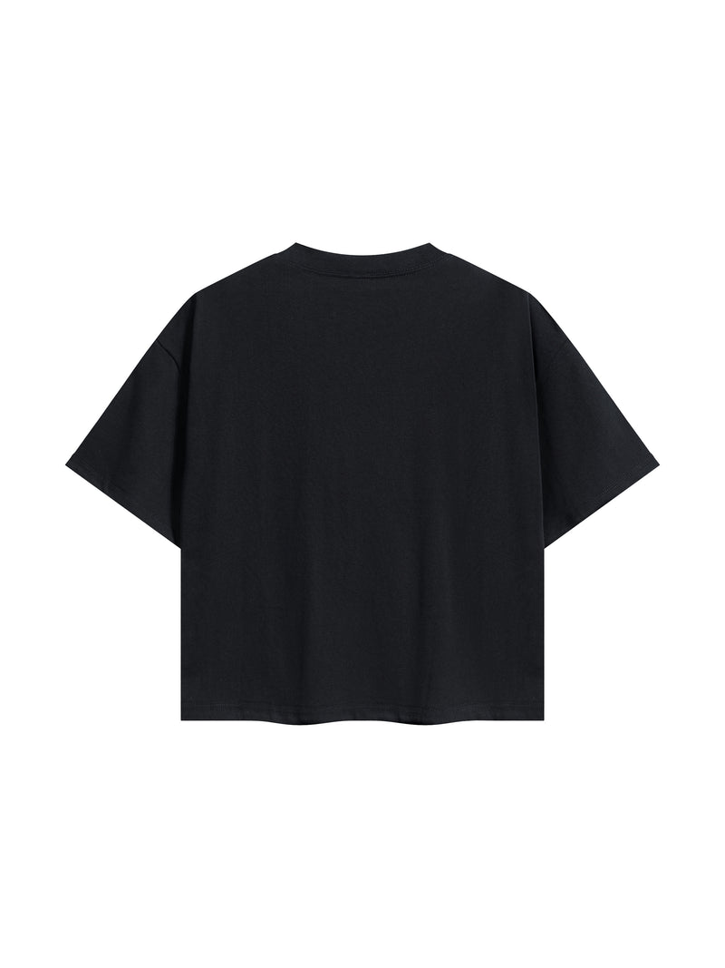 Unisex Oversized Boxy Drop Shoulder Crop T-Shirt – Premium Streetwear Tee