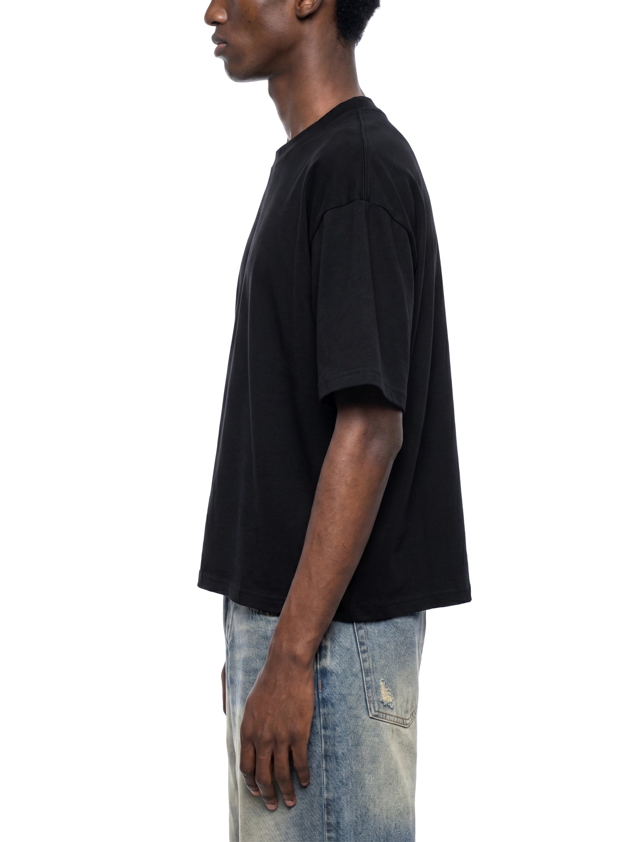 Unisex Oversized Boxy Drop Shoulder Crop T-Shirt – Premium Streetwear Tee