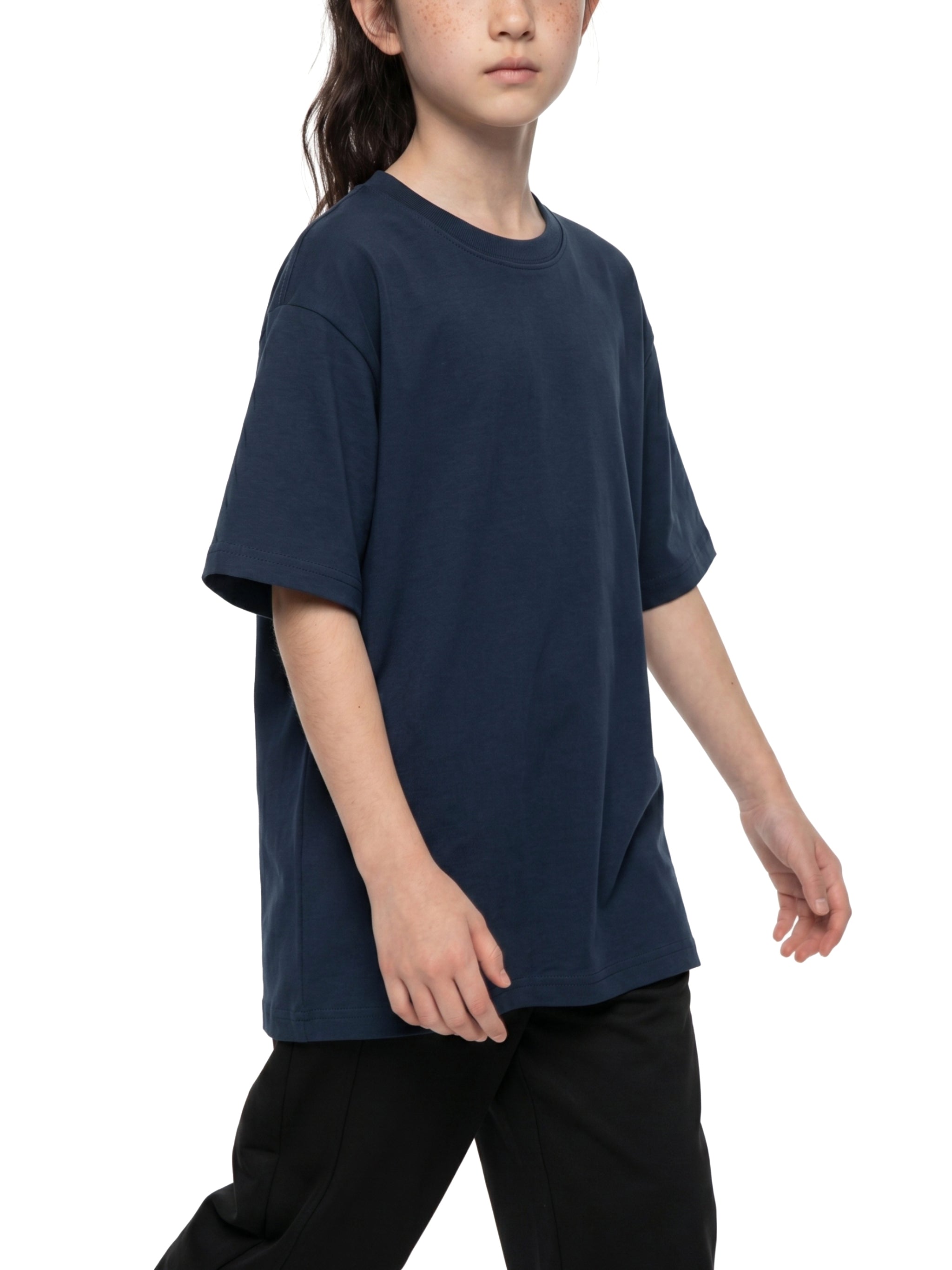 Essential Kids Cotton T-Shirt – Soft Everyday Crew Neck Tee
