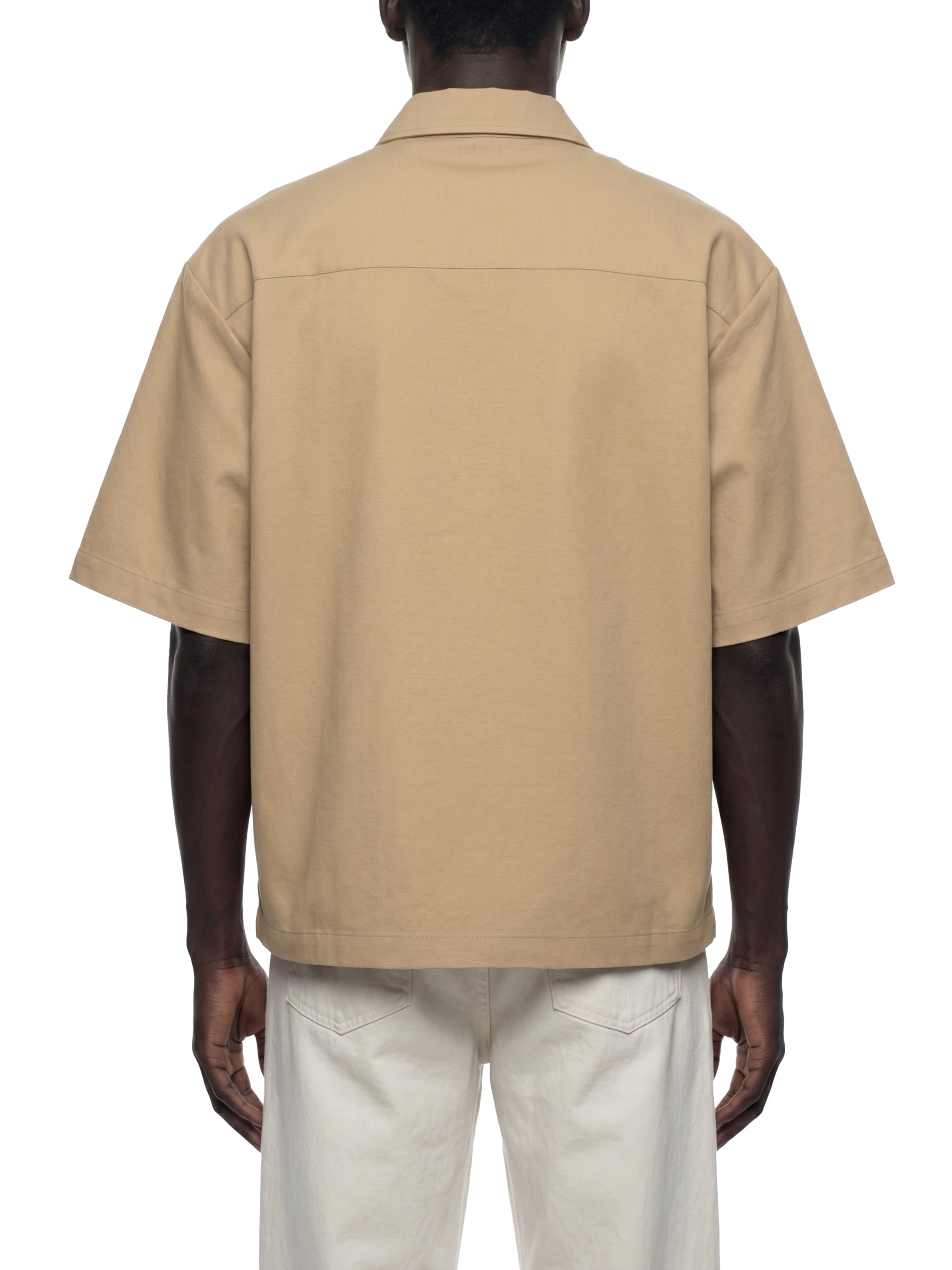 Unisex Heavyweight Boxy Short Sleeve Shirt – Oversized Premium Streetwear Button-Up