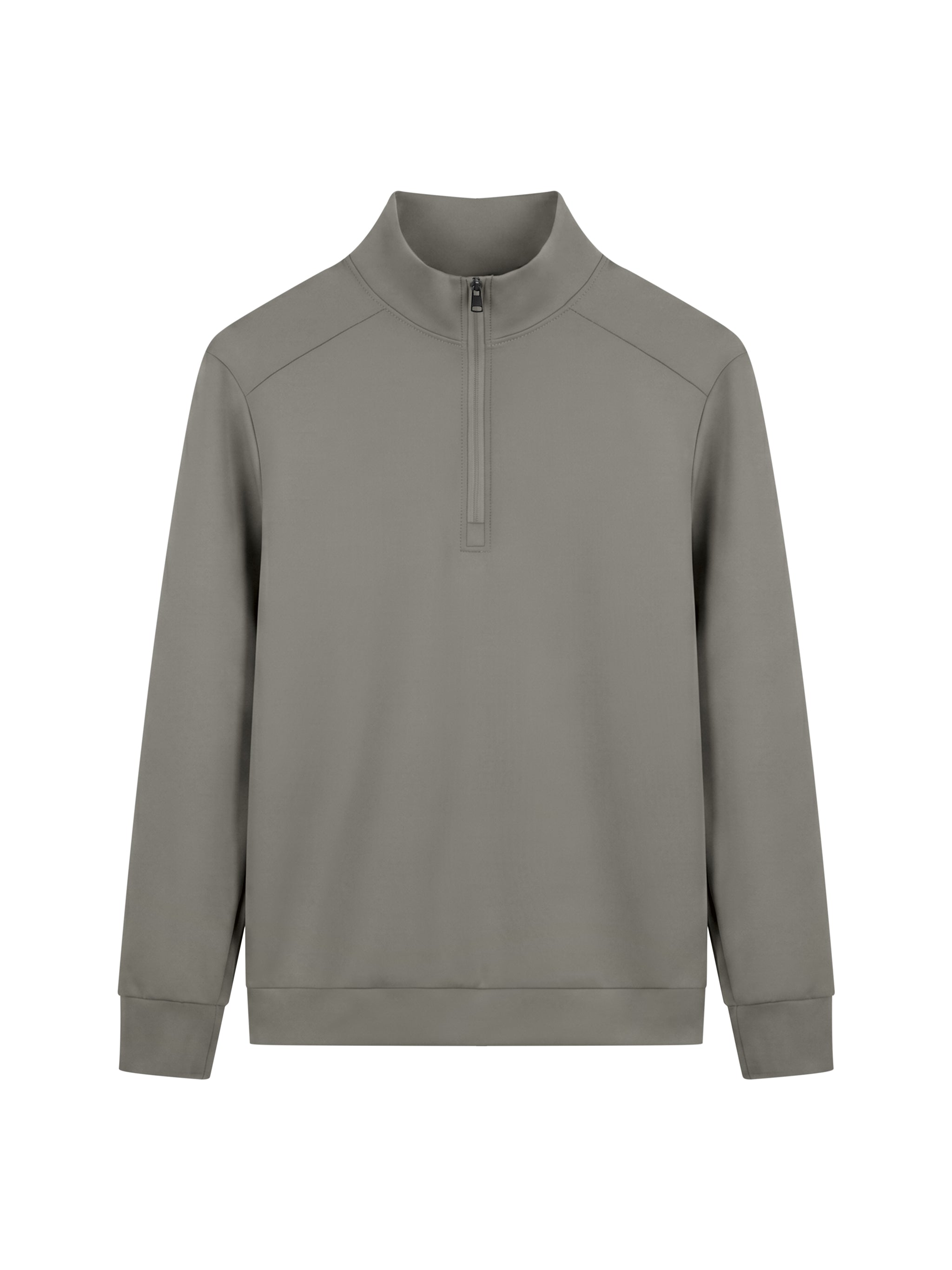 Men's Quarter Zip Sweatshirt – Premium Mock Neck Pullover