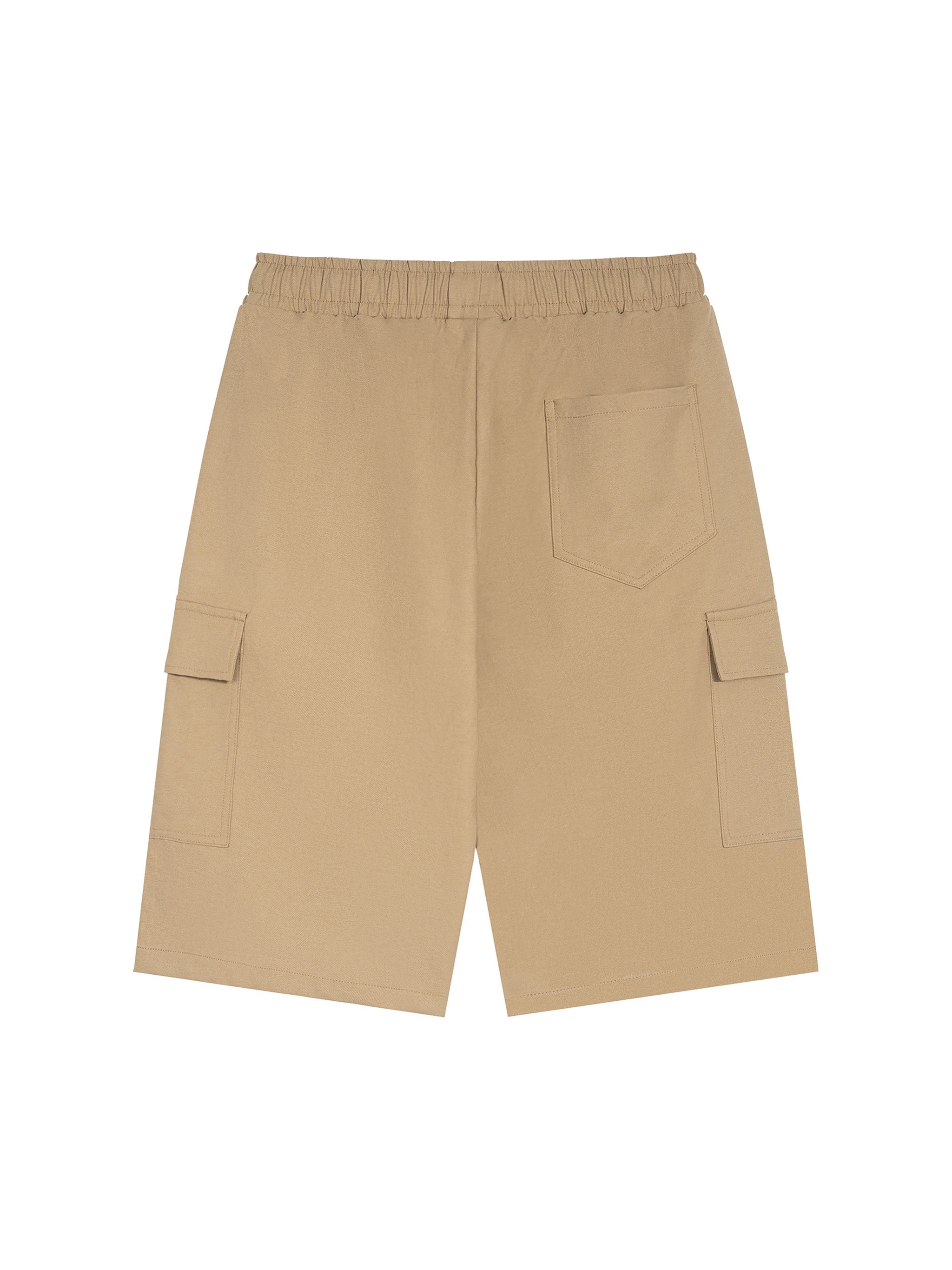 Unisex Drawstring Cargo Shorts – Relaxed Fit Utility Streetwear Shorts with Pockets