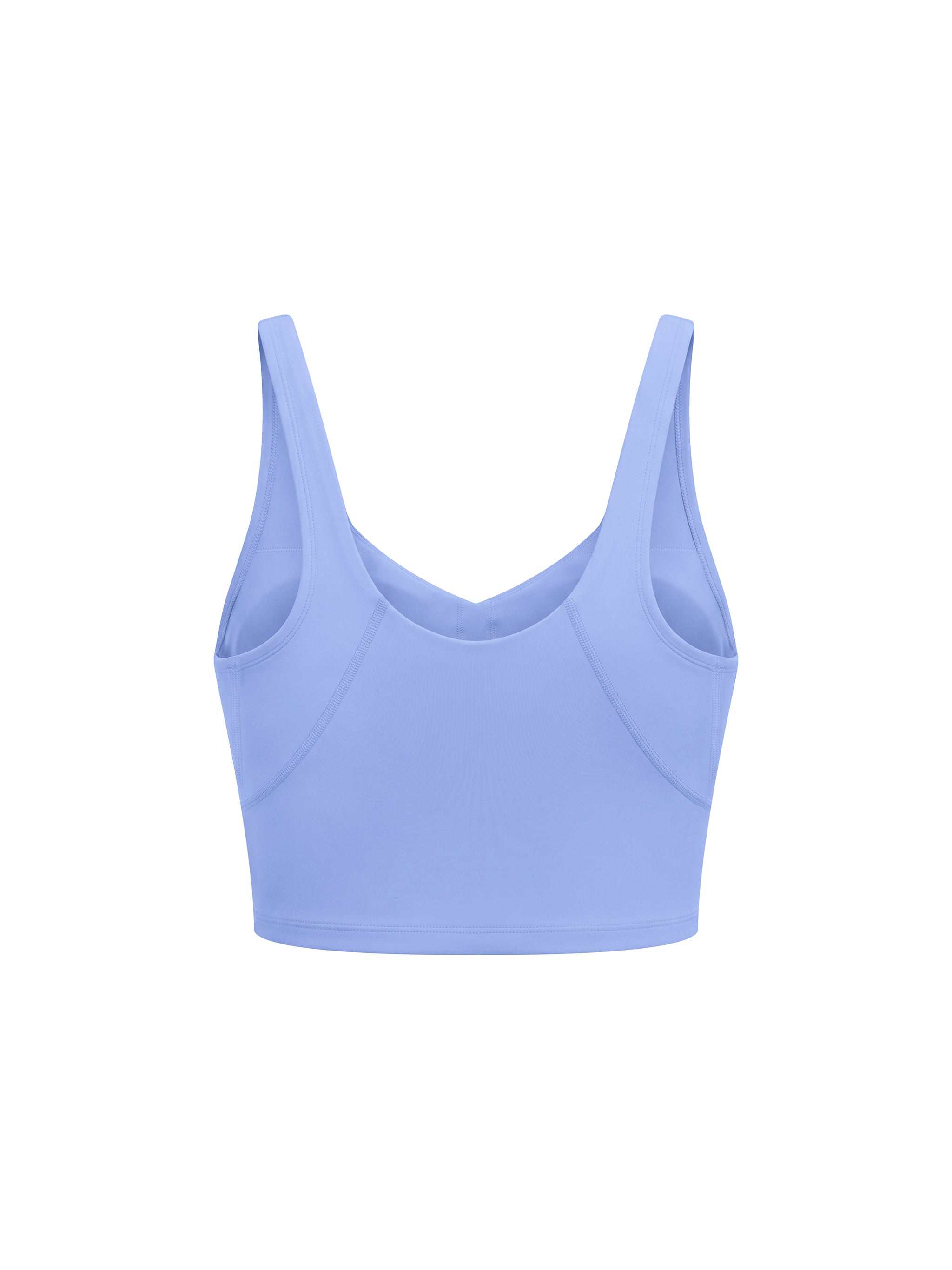 Women's V-Neck Yoga Sports Bra – Seamless Medium Support Workout & Activewear Bra