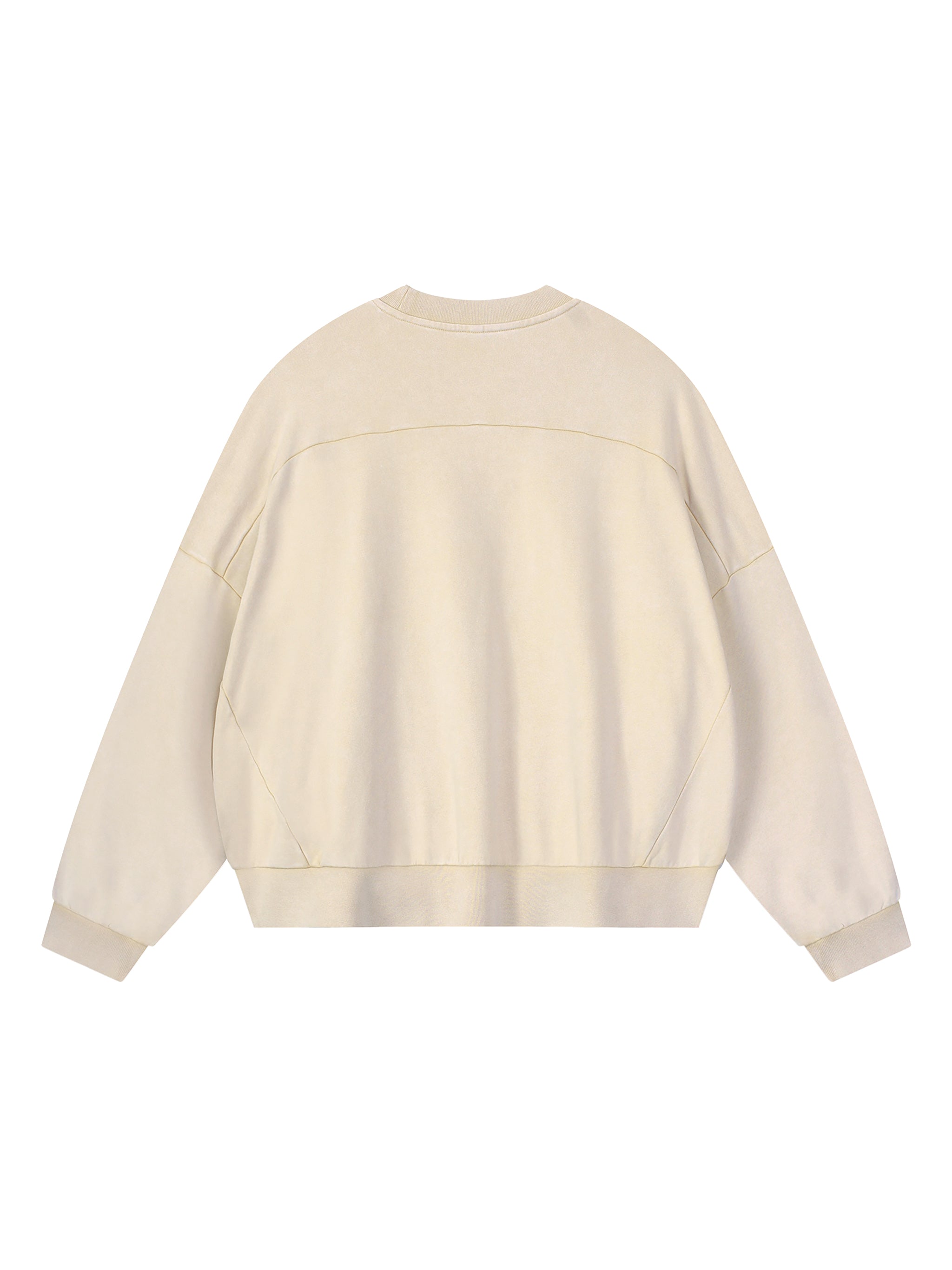 Unisex Mineral Wash Boxy Sweatshirt – Oversized Heavyweight Vintage Streetwear Crewneck