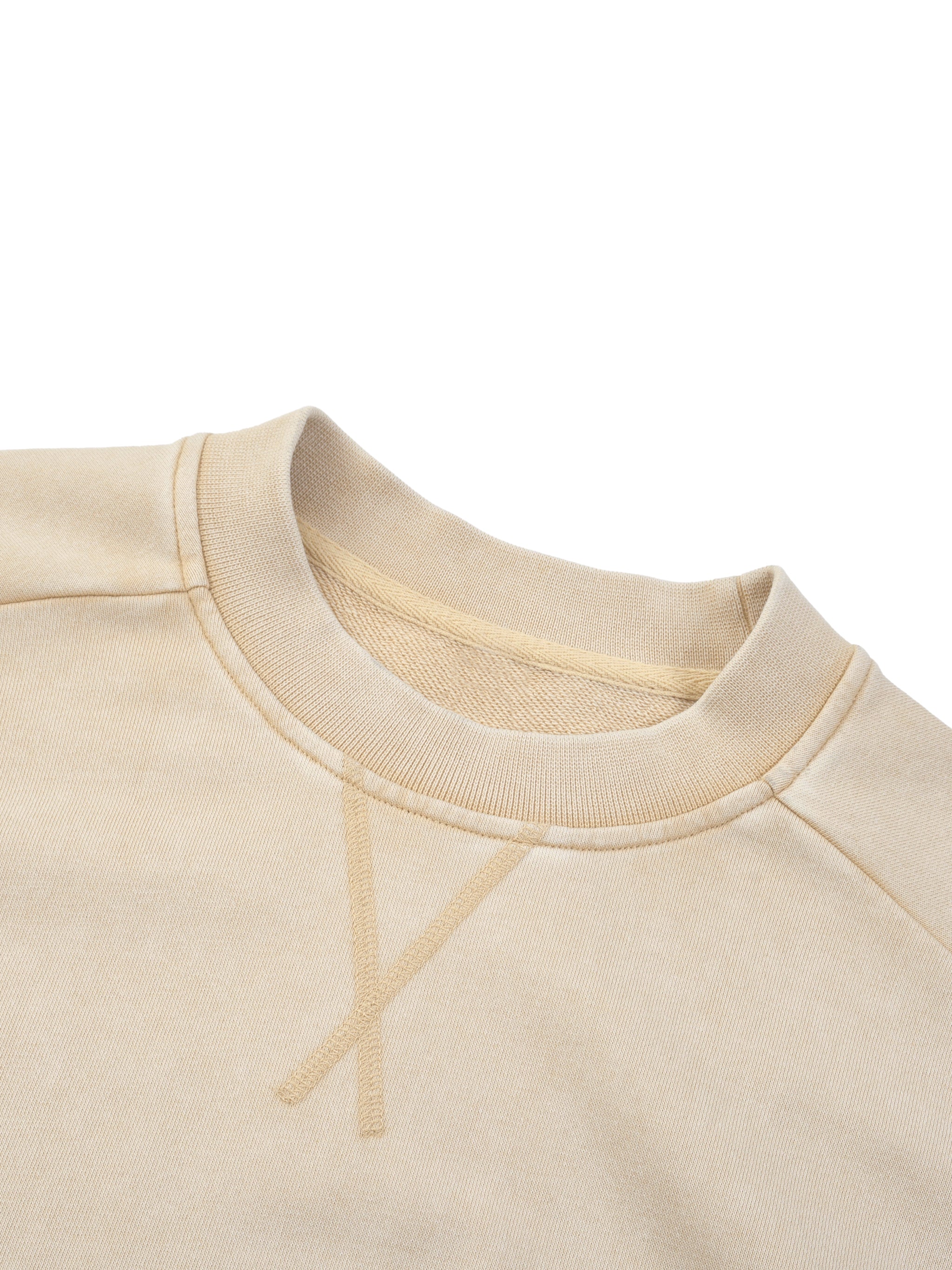 Unisex Oversized Mineral Wash Sweatshirt – Vintage Heavyweight Cotton Boxy Crewneck