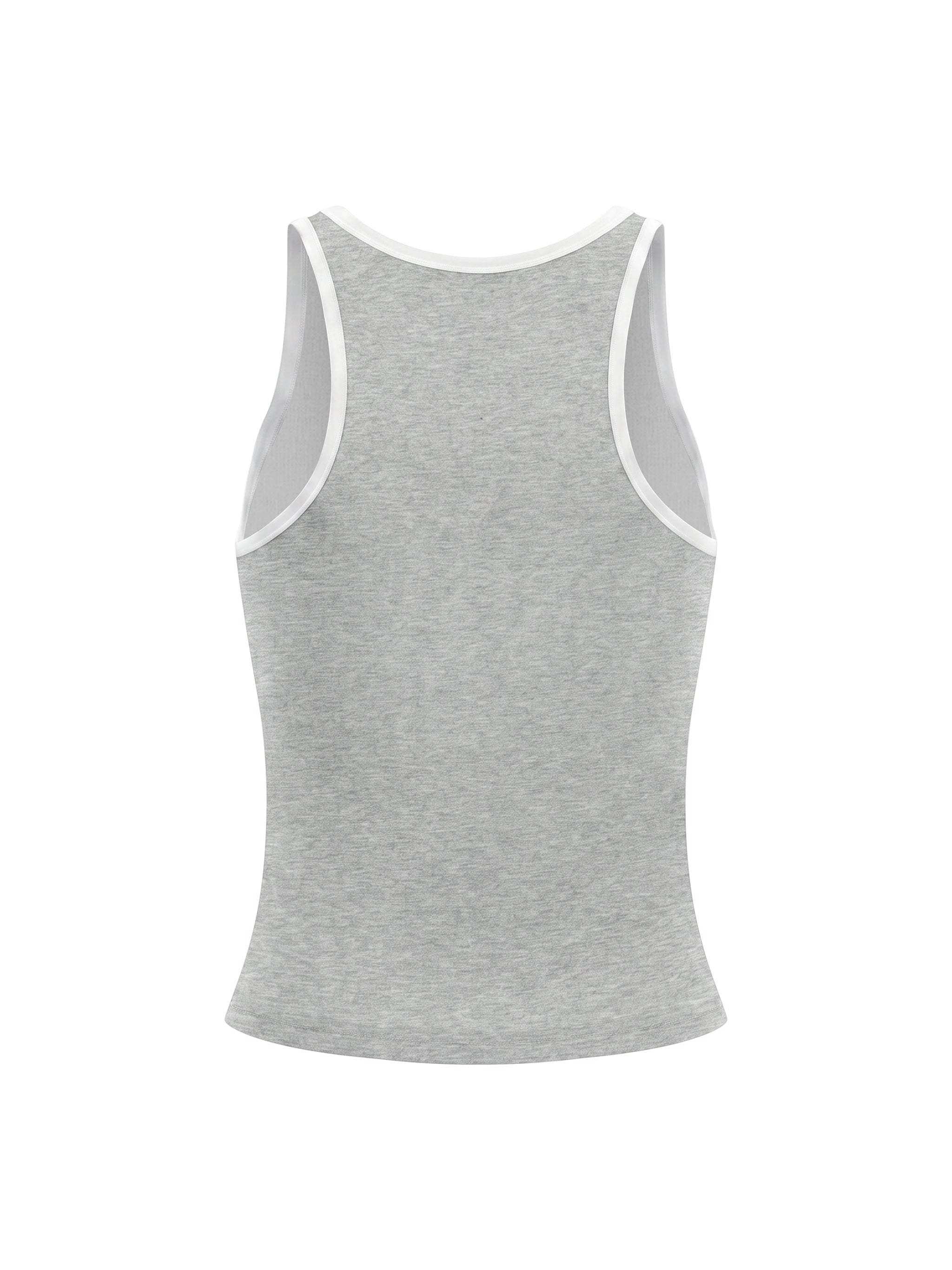 Women's Color Block Cropped Tank Top – Athletic Sleeveless Activewear Top