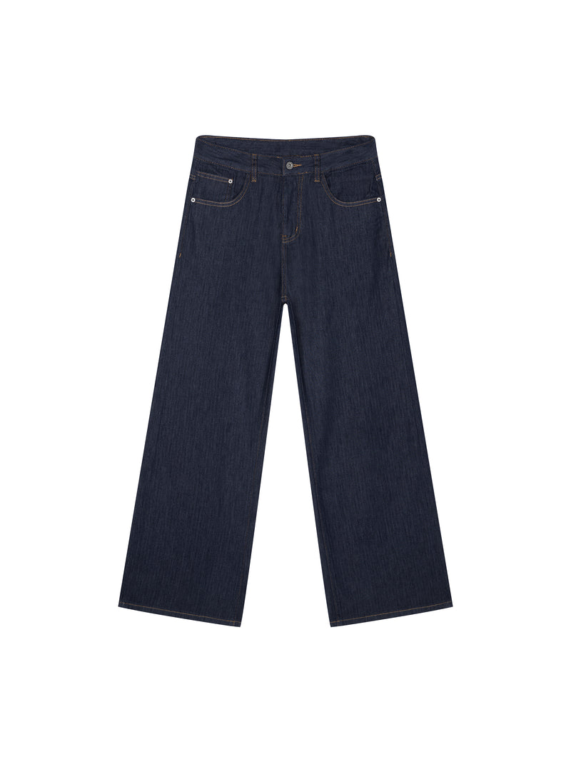 Men's Loose Fit Wide Leg Jeans – Relaxed Baggy Denim Pants