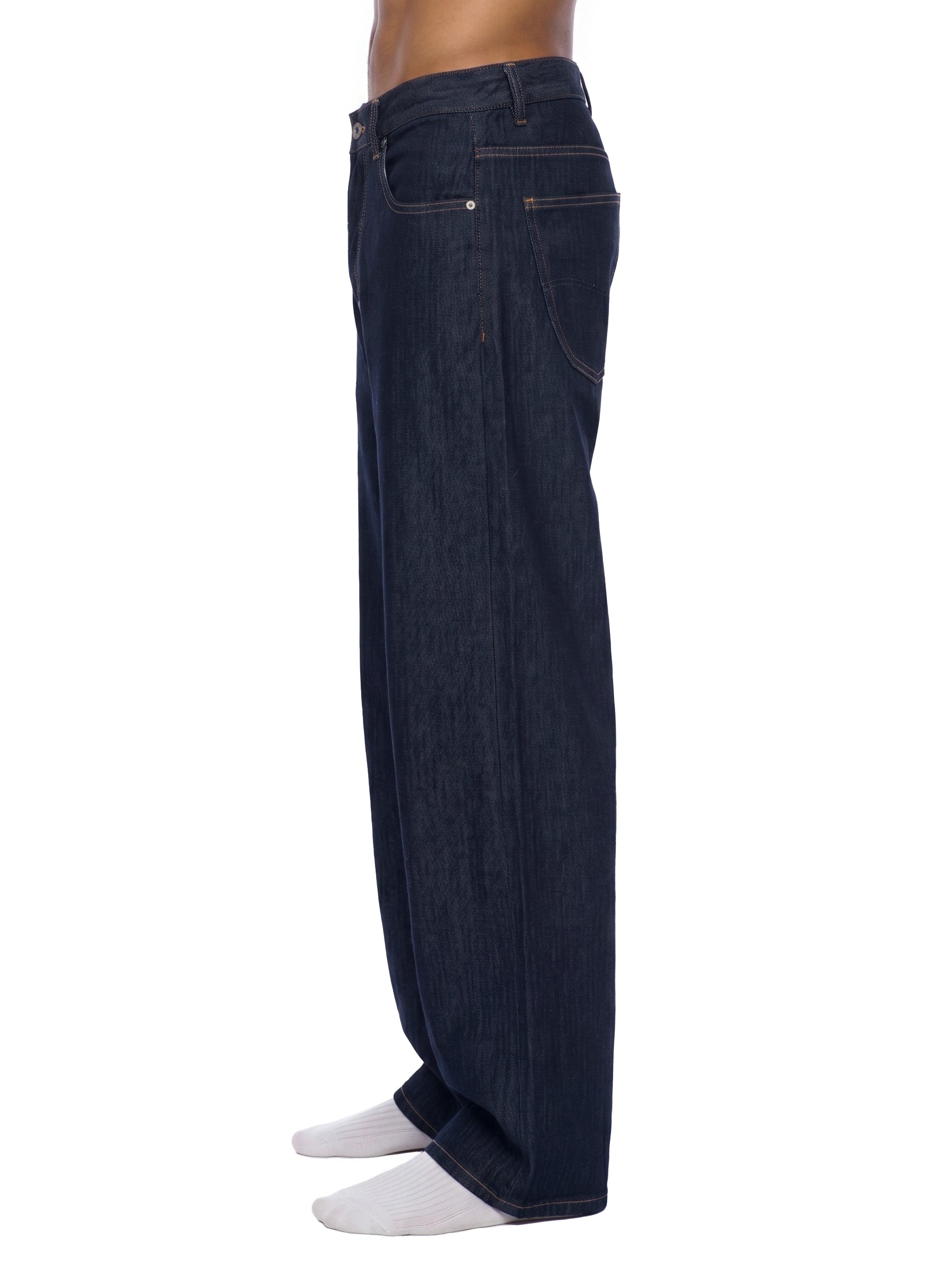 Men's Loose Fit Wide Leg Jeans – Relaxed Baggy Denim Pants