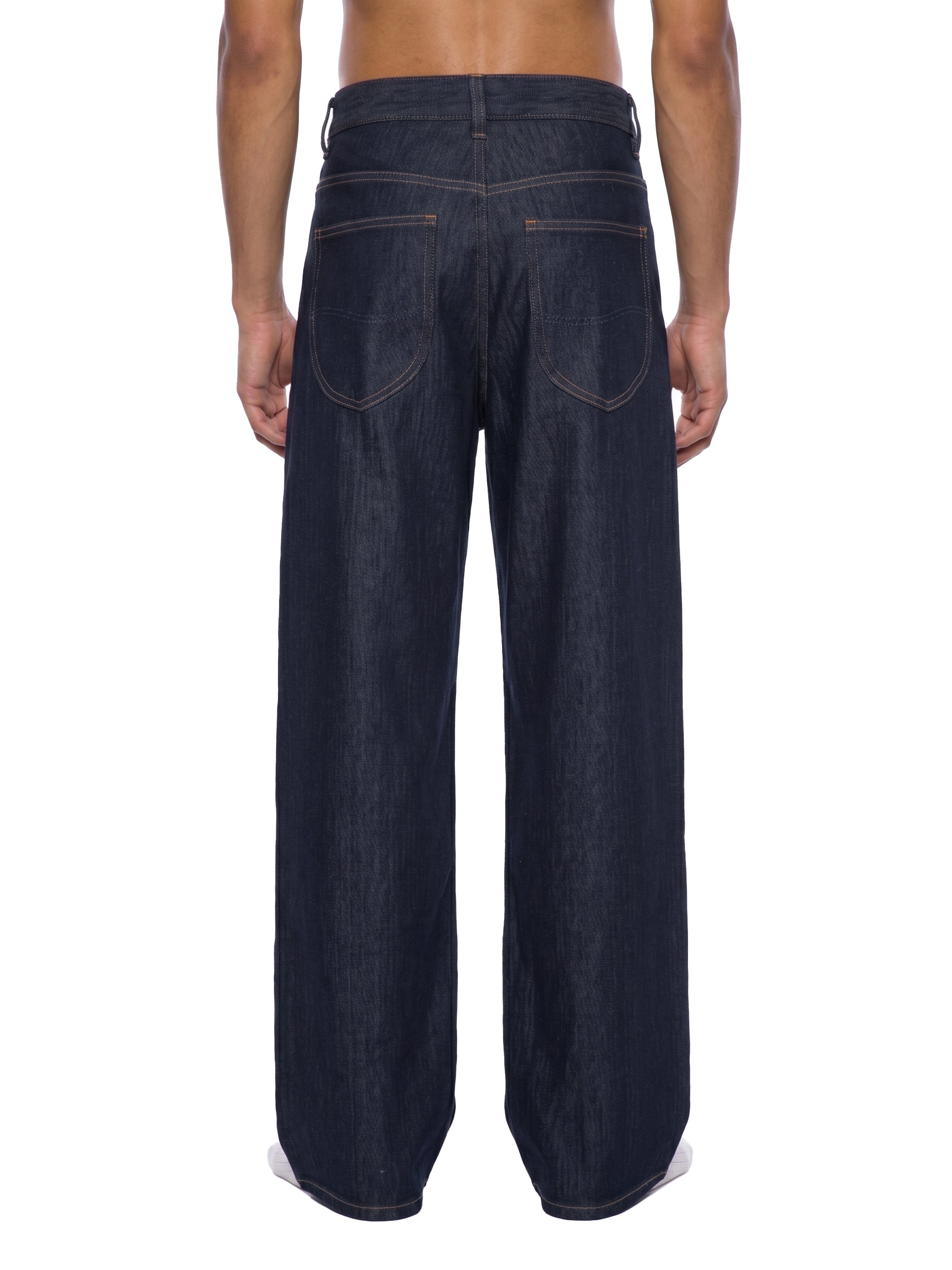 Men's Loose Fit Wide Leg Jeans – Relaxed Baggy Denim Pants