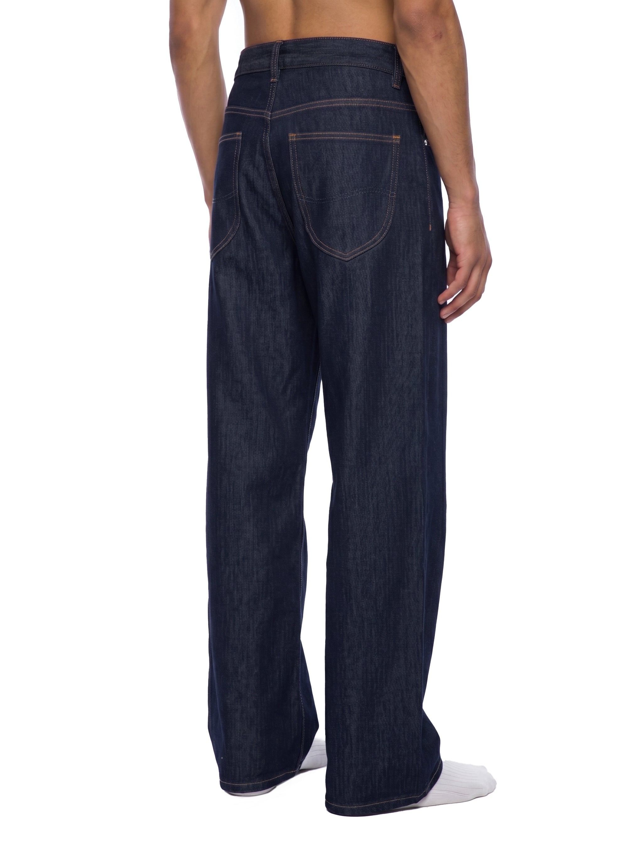Men's Loose Fit Wide Leg Jeans – Relaxed Baggy Denim Pants