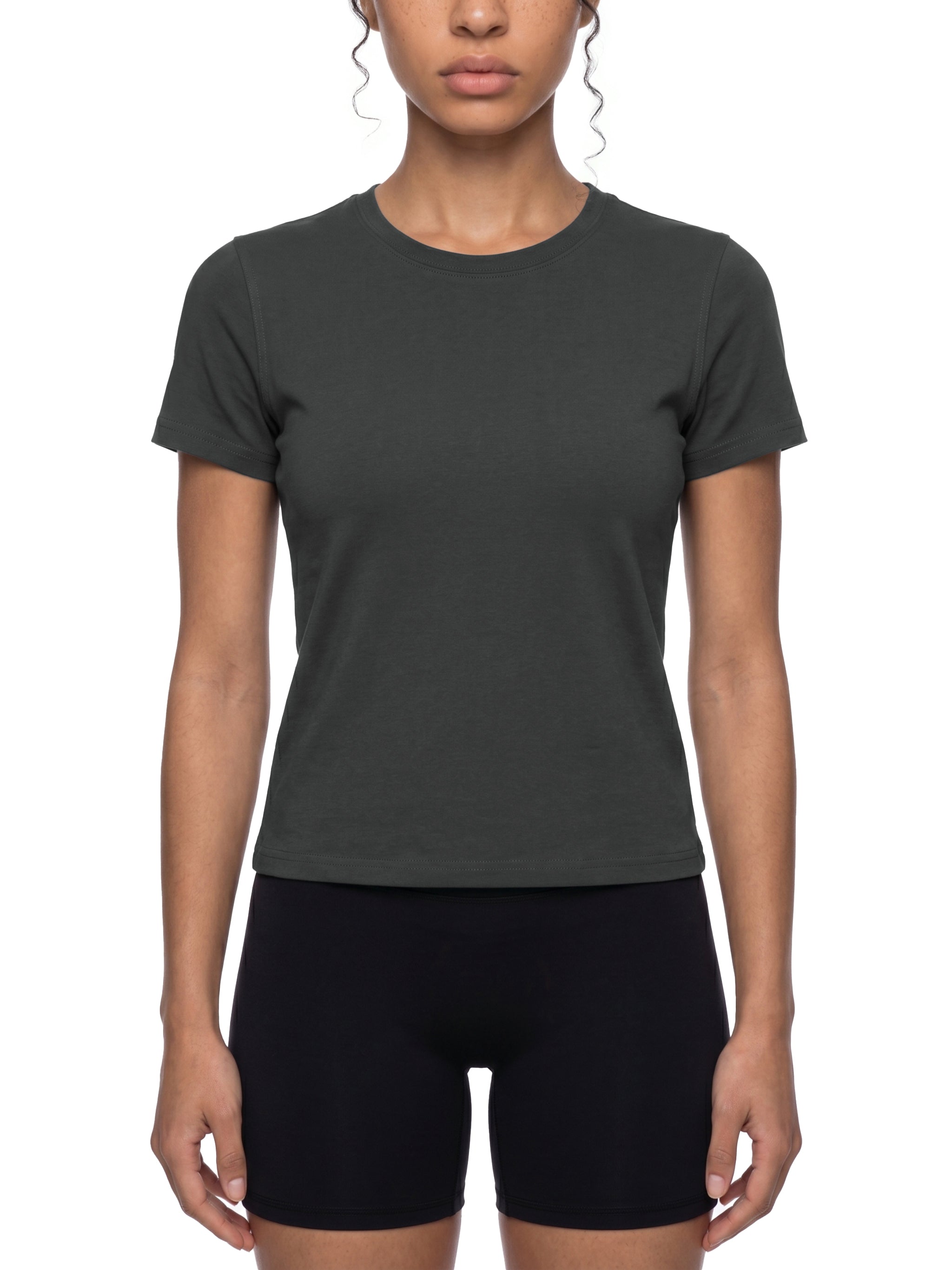 Women's Quick Dry Baby T-Shirt – Slim Fit Moisture-Wicking Activewear Tee