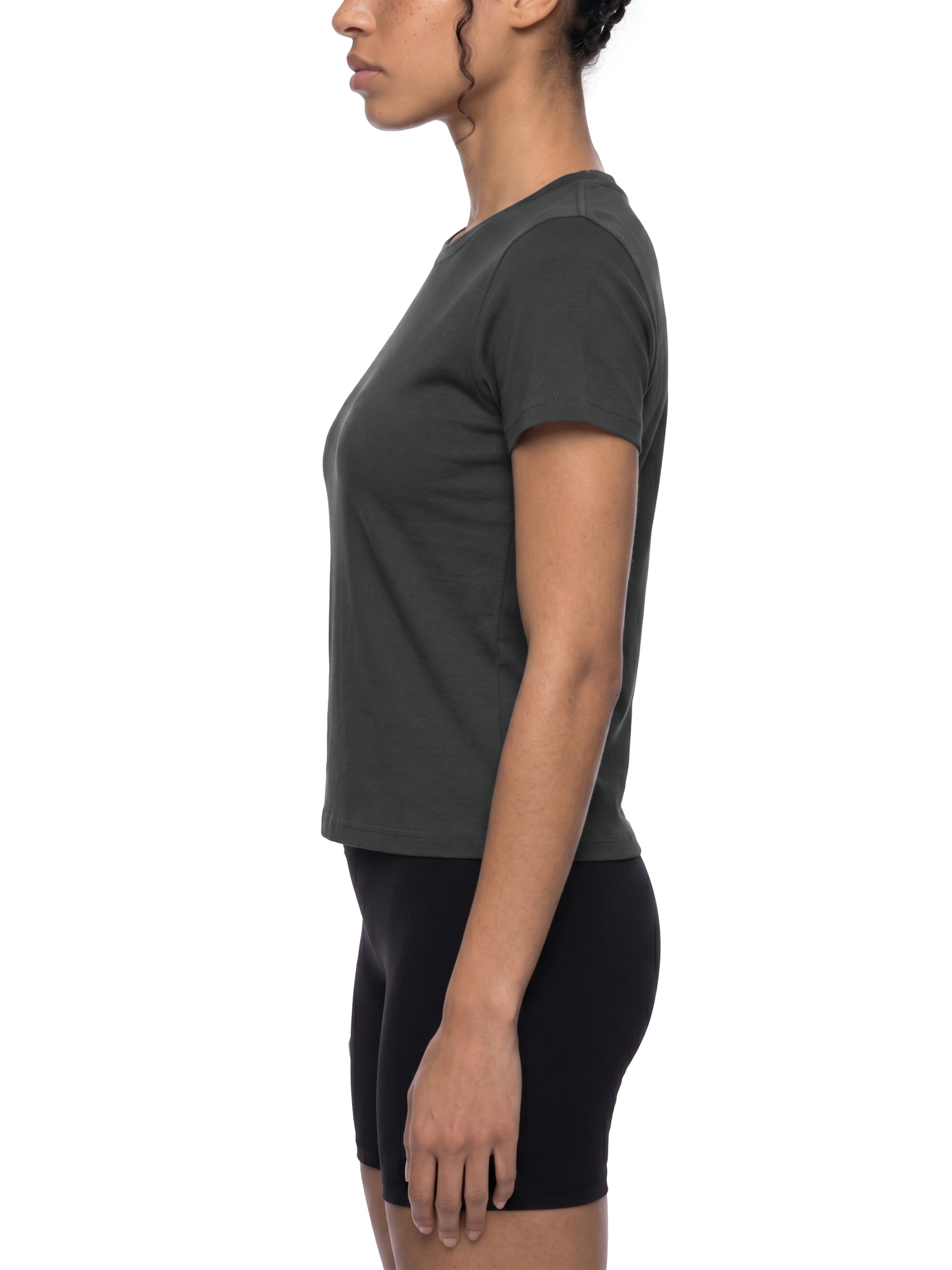 Women's Quick Dry Baby T-Shirt – Slim Fit Moisture-Wicking Activewear Tee