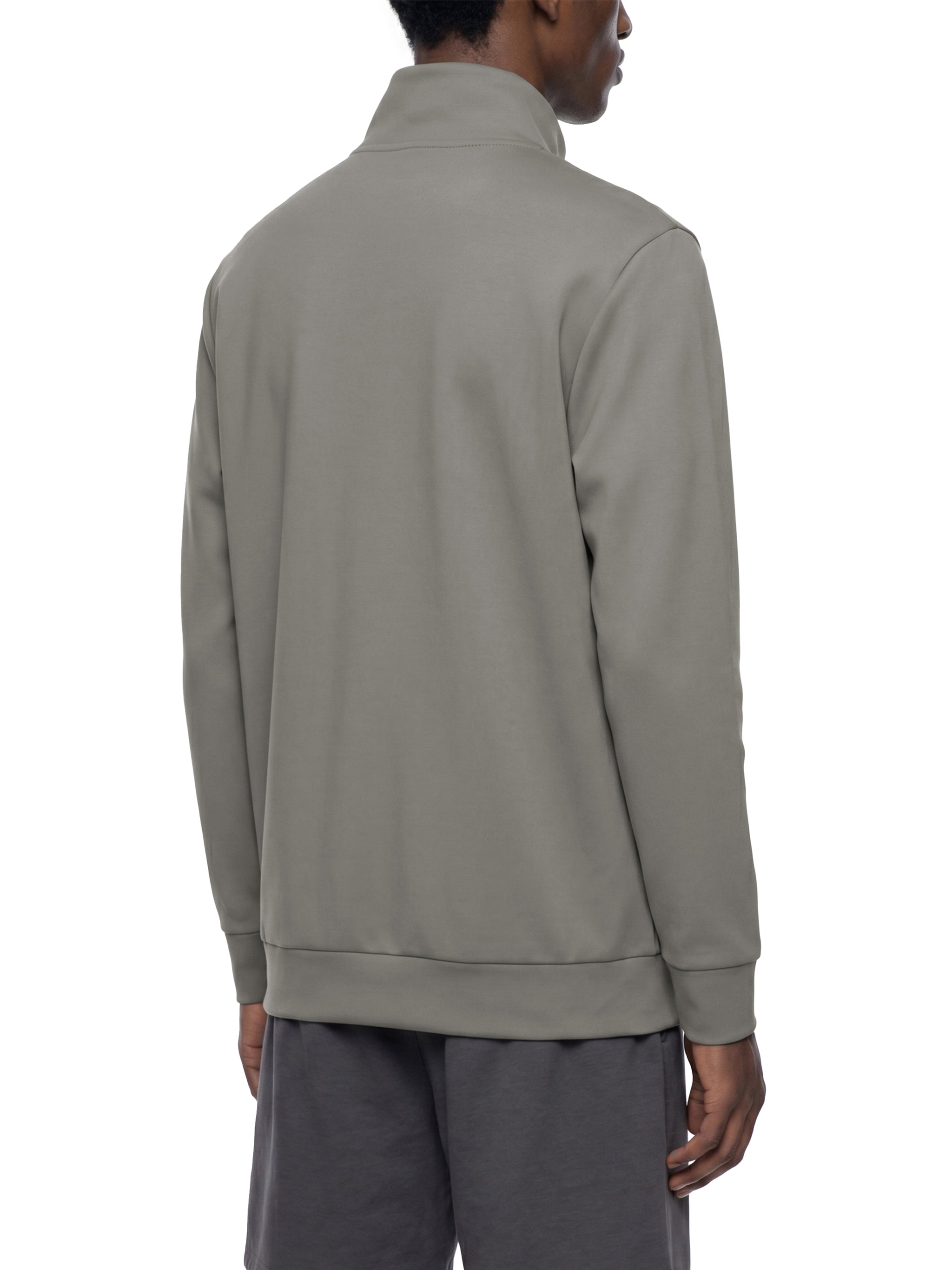 Men's Quarter Zip Sweatshirt – Premium Mock Neck Pullover