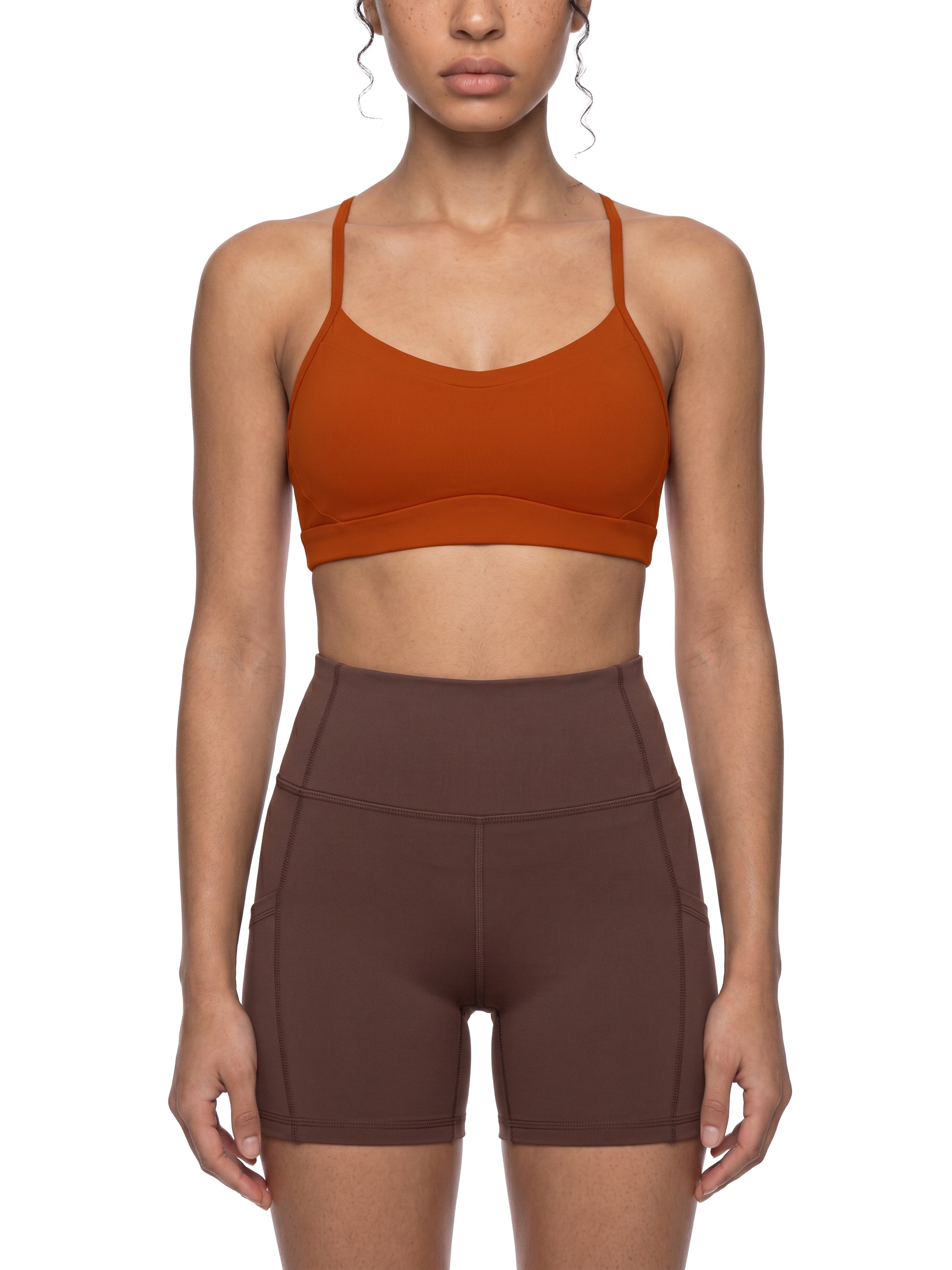 Women's Medium Support Sports Bra – Performance Cropped Activewear Top