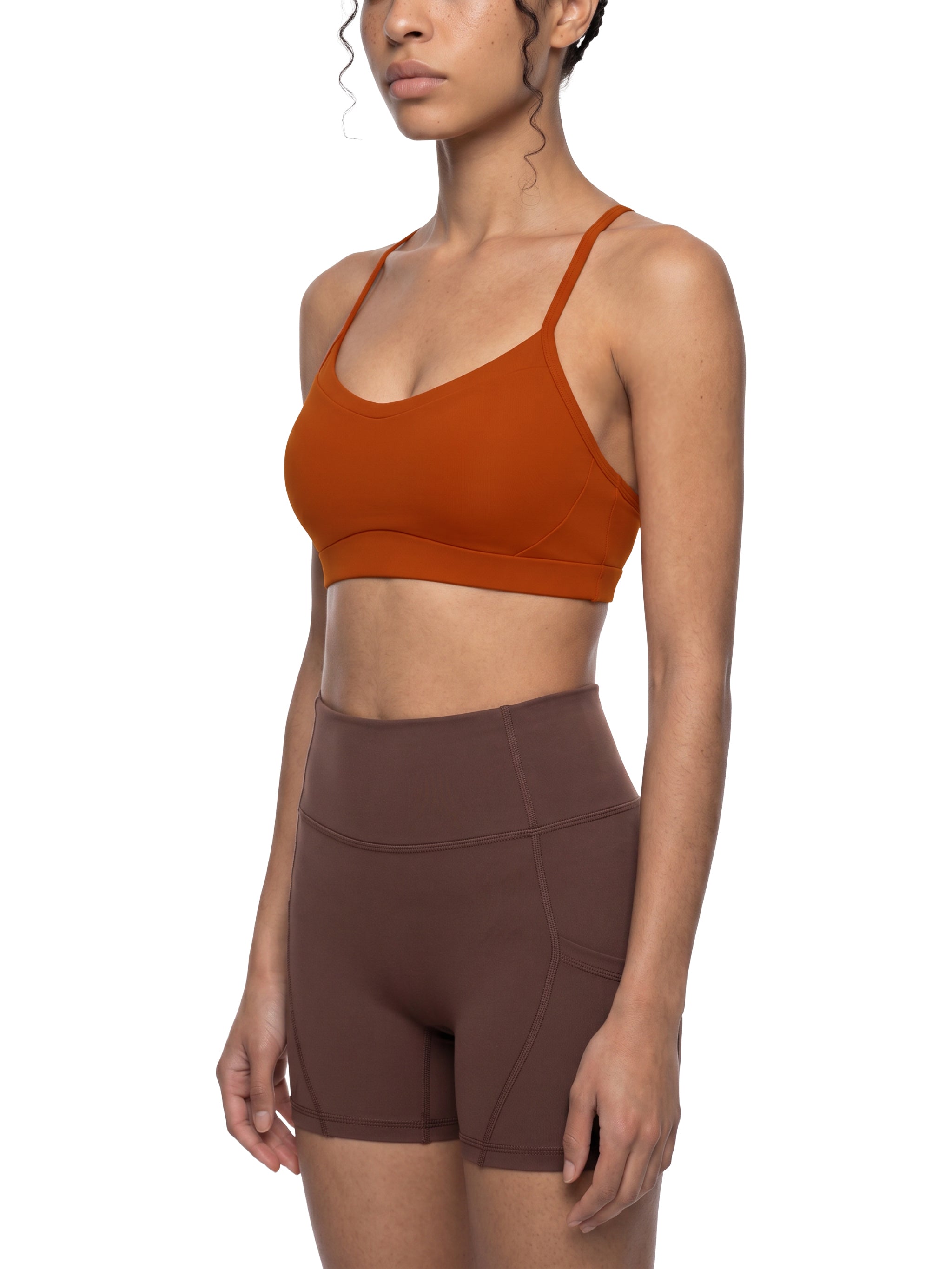 Women's Medium Support Sports Bra – Performance Cropped Activewear Top