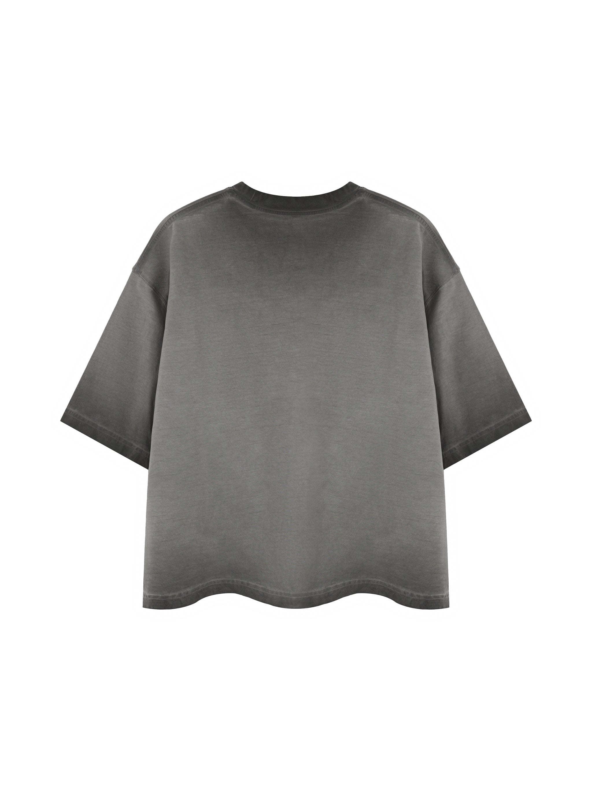 Unisex Reverse Dyed Boxy T-Shirt – Oversized Vintage Washed Streetwear Tee