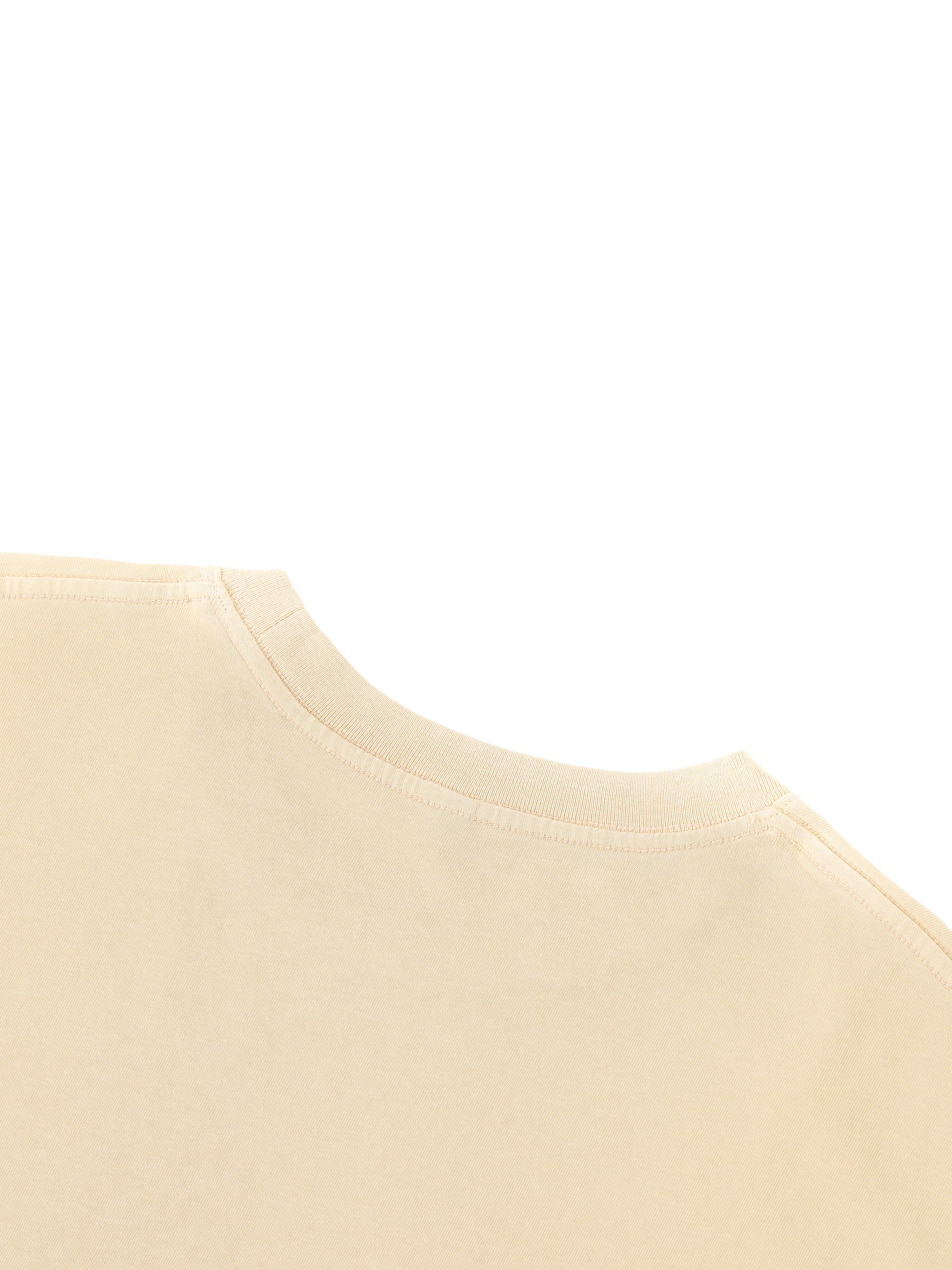 Unisex Boxy Raw Edge T-Shirt – Oversized Premium Cotton Streetwear Tee