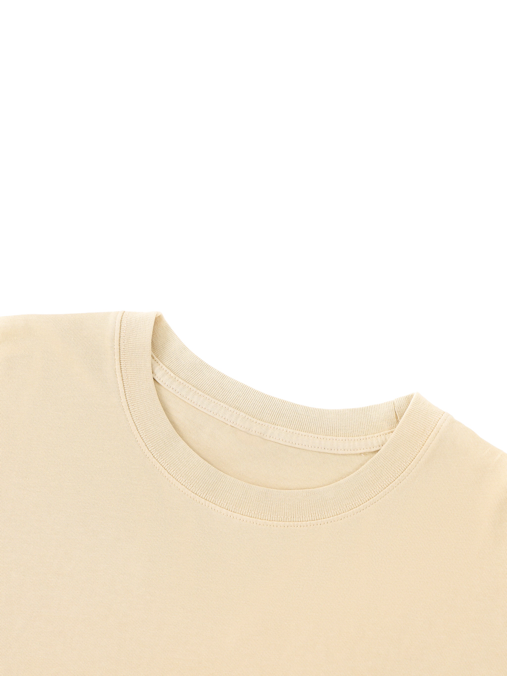 Unisex Boxy Raw Edge T-Shirt – Oversized Premium Cotton Streetwear Tee