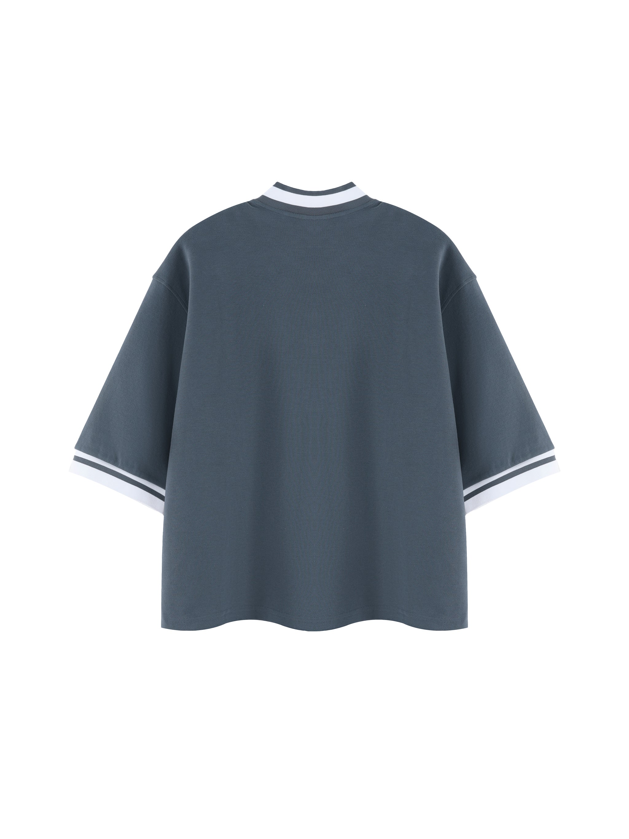 Unisex Heavyweight Boxy Baseball Jersey – Oversized Vintage Streetwear Button-Up Shirt
