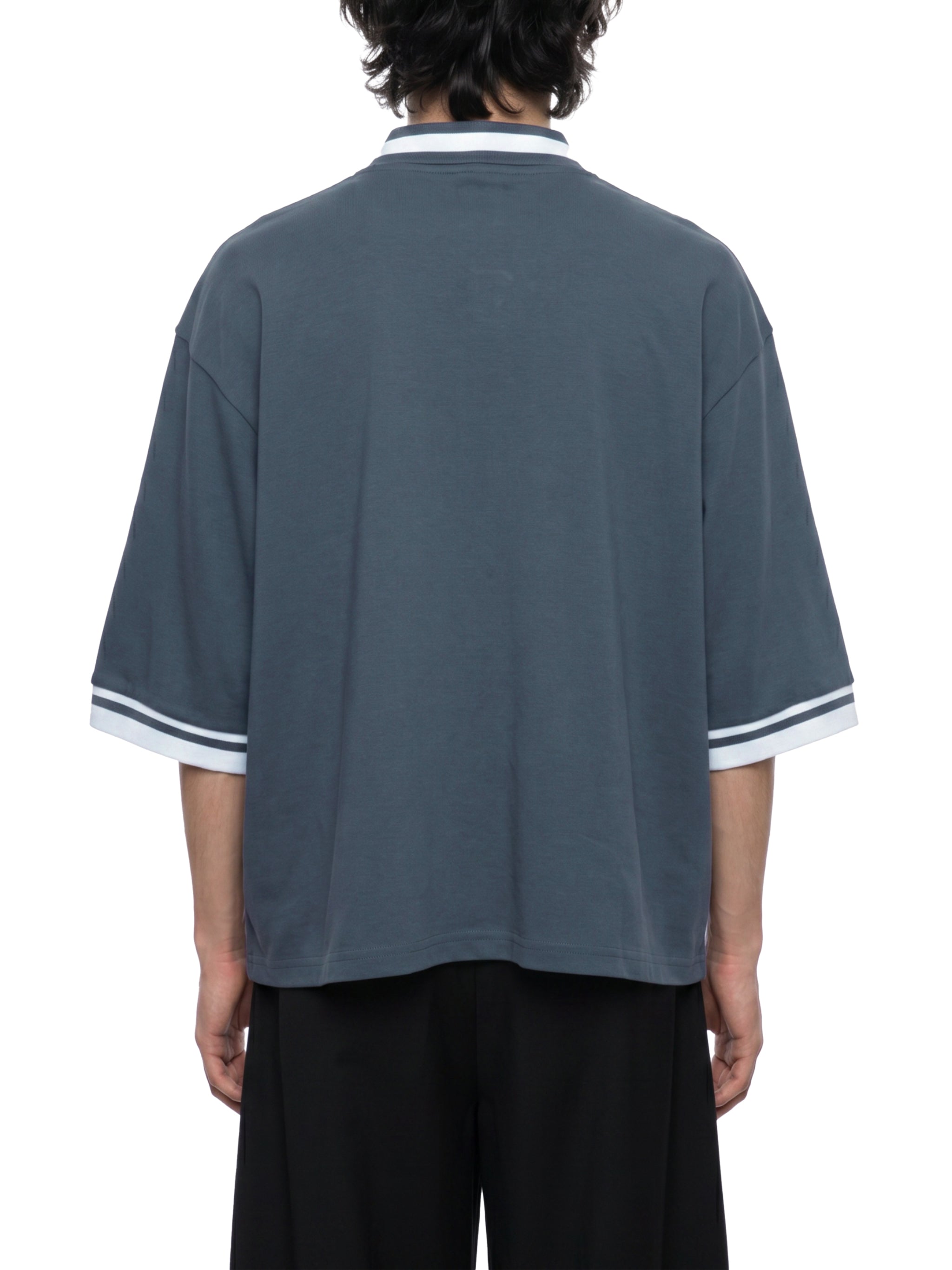 Unisex Heavyweight Boxy Baseball Jersey – Oversized Vintage Streetwear Button-Up Shirt