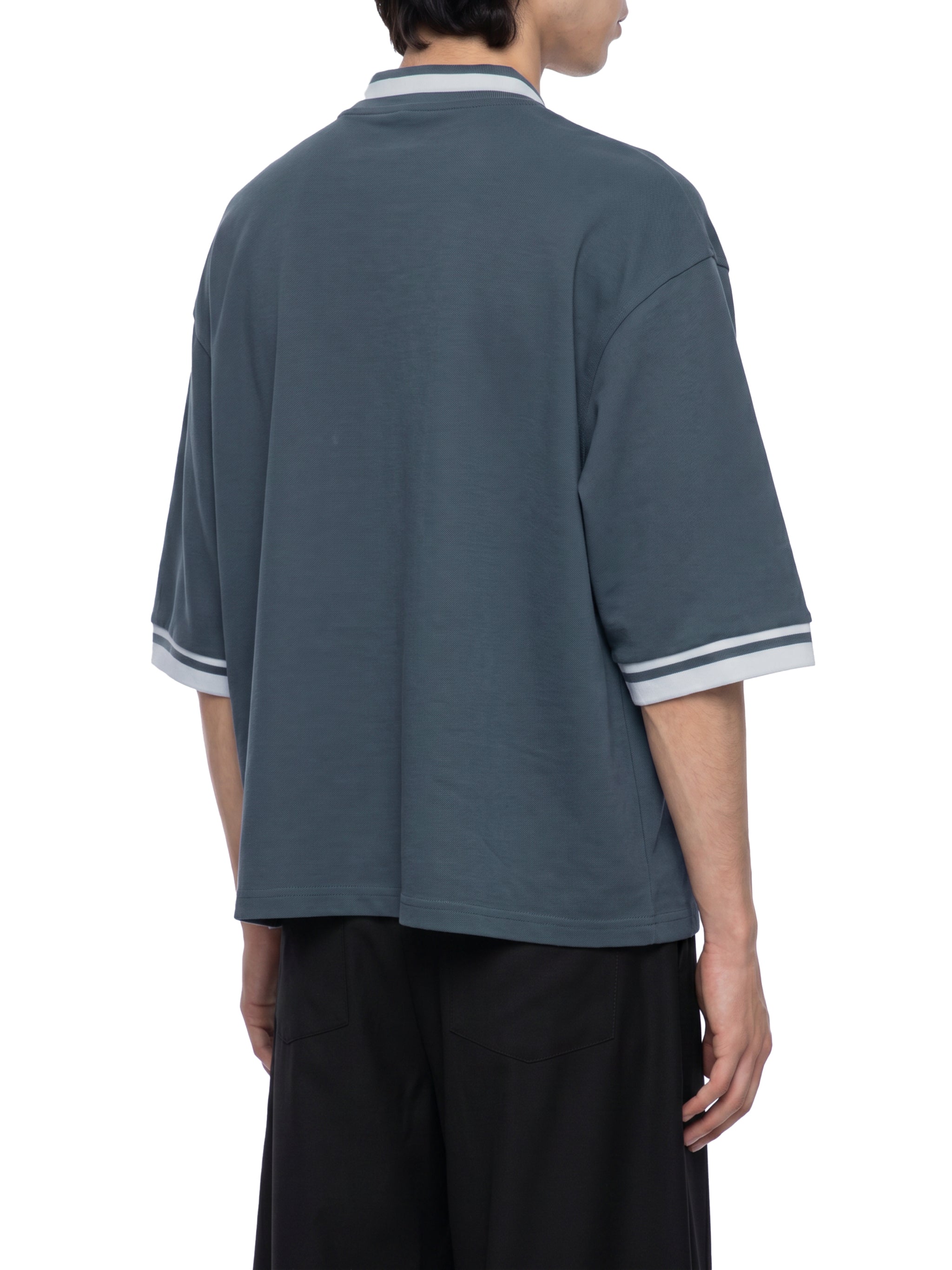 Unisex Heavyweight Boxy Baseball Jersey – Oversized Vintage Streetwear Button-Up Shirt