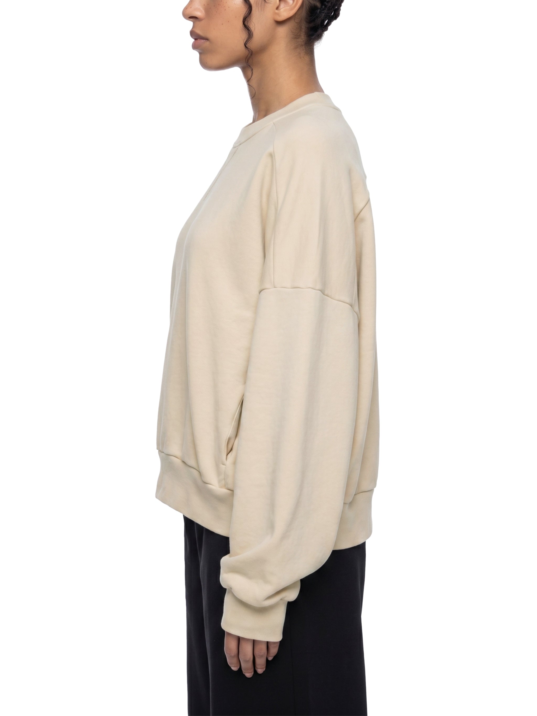 Unisex Mineral Wash Boxy Sweatshirt – Oversized Heavyweight Vintage Streetwear Crewneck