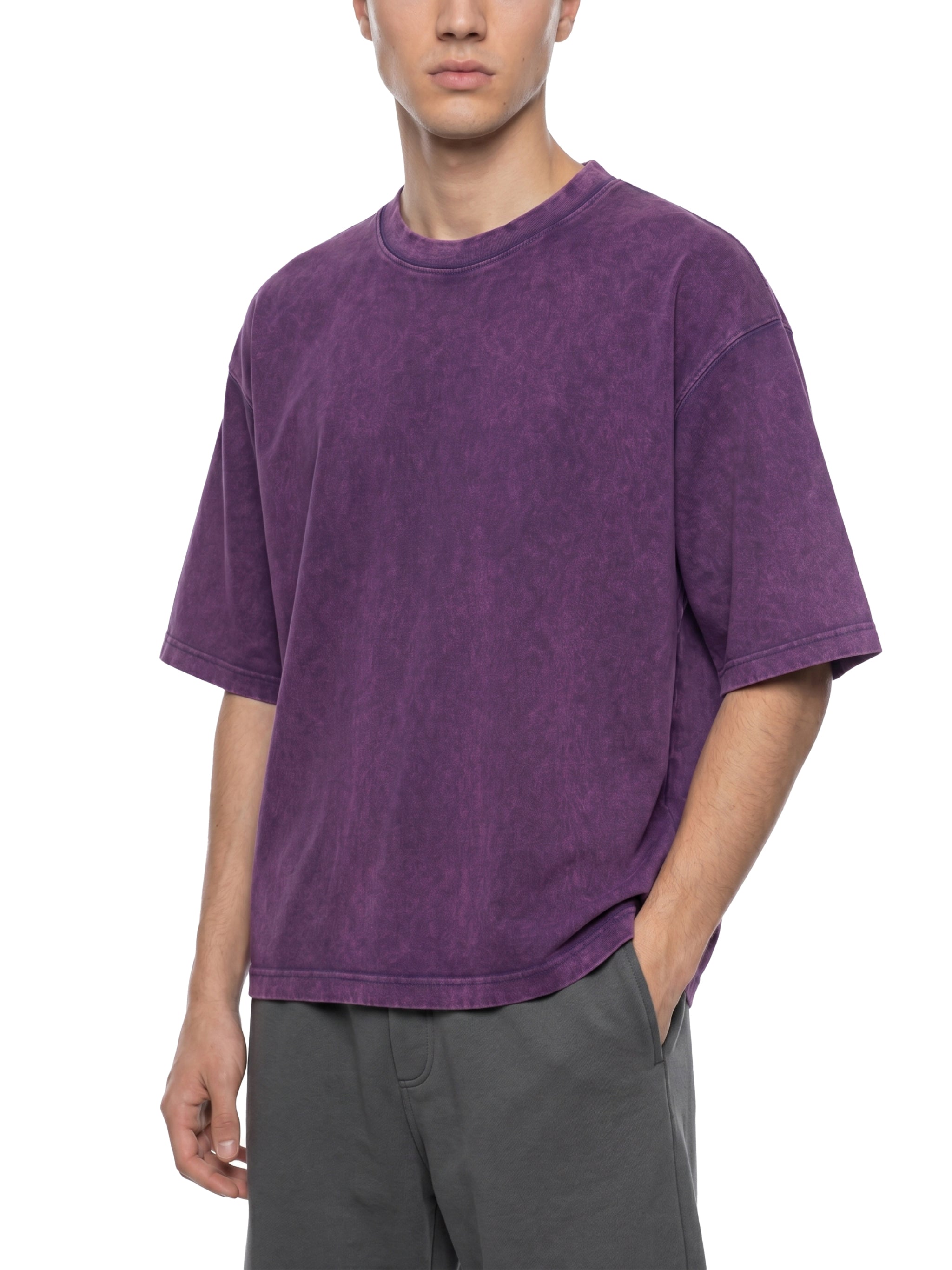 Unisex Heavyweight Mineral Wash Boxy T-Shirt – Premium Oversized Vintage Streetwear Tee