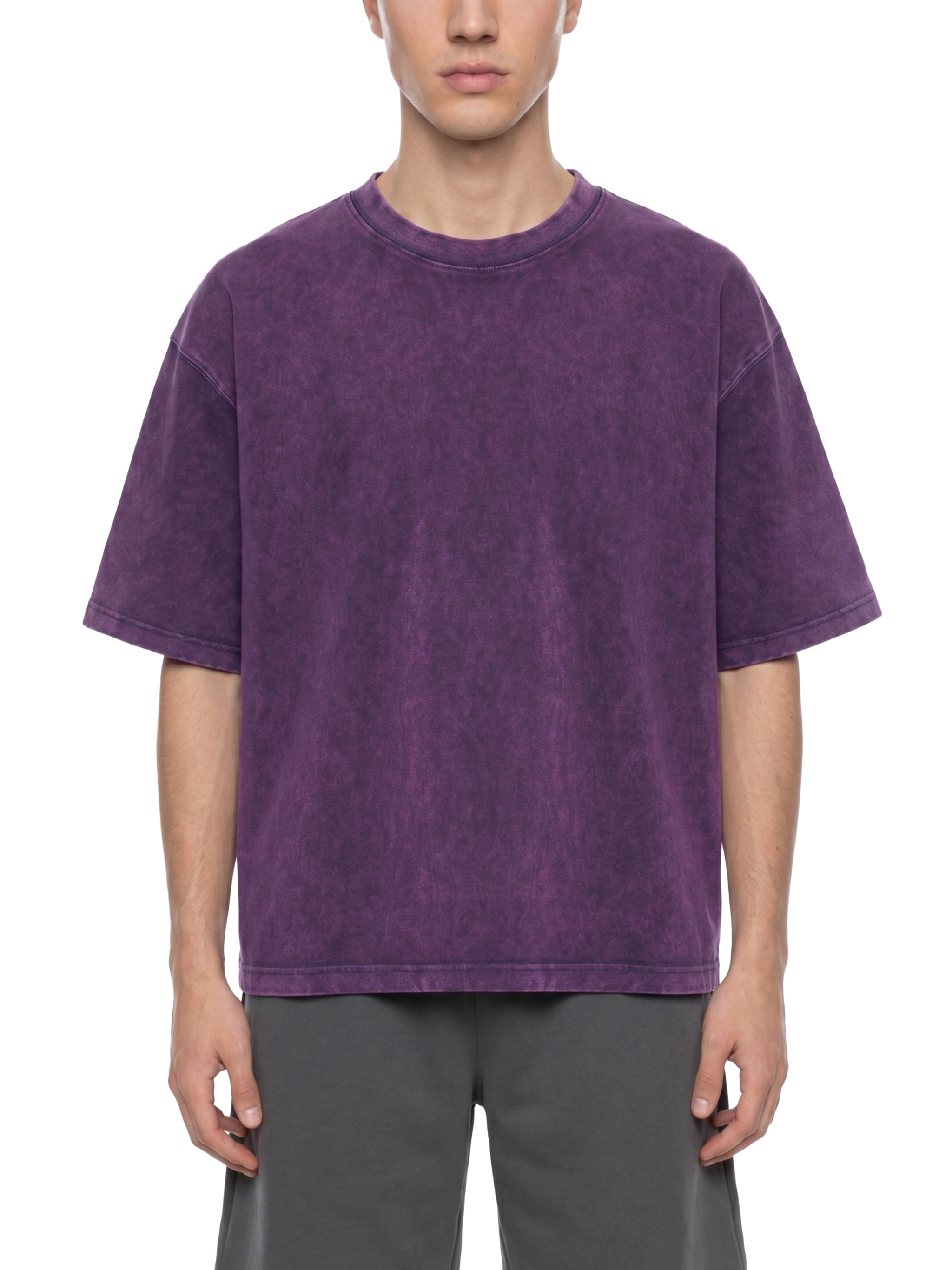 Unisex Heavyweight Mineral Wash Boxy T-Shirt – Premium Oversized Vintage Streetwear Tee