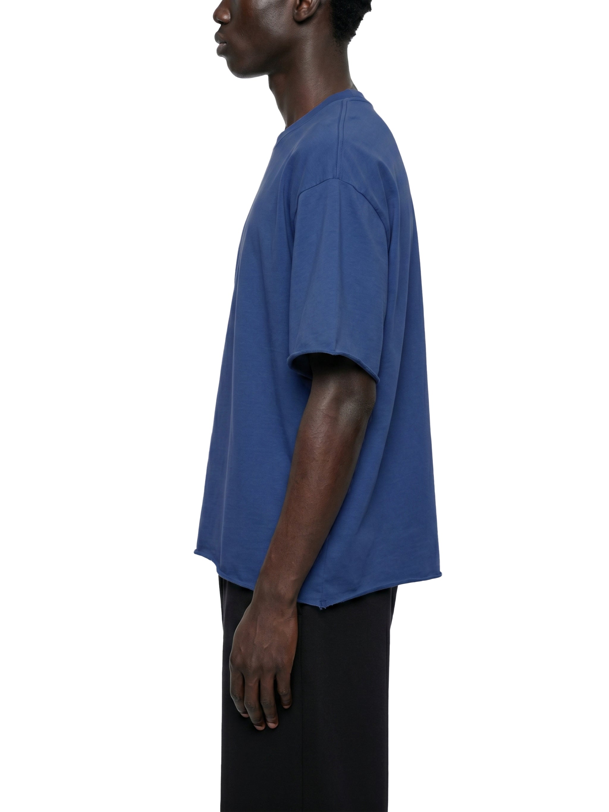 Unisex Boxy Raw Edge T-Shirt – Oversized Premium Cotton Streetwear Tee