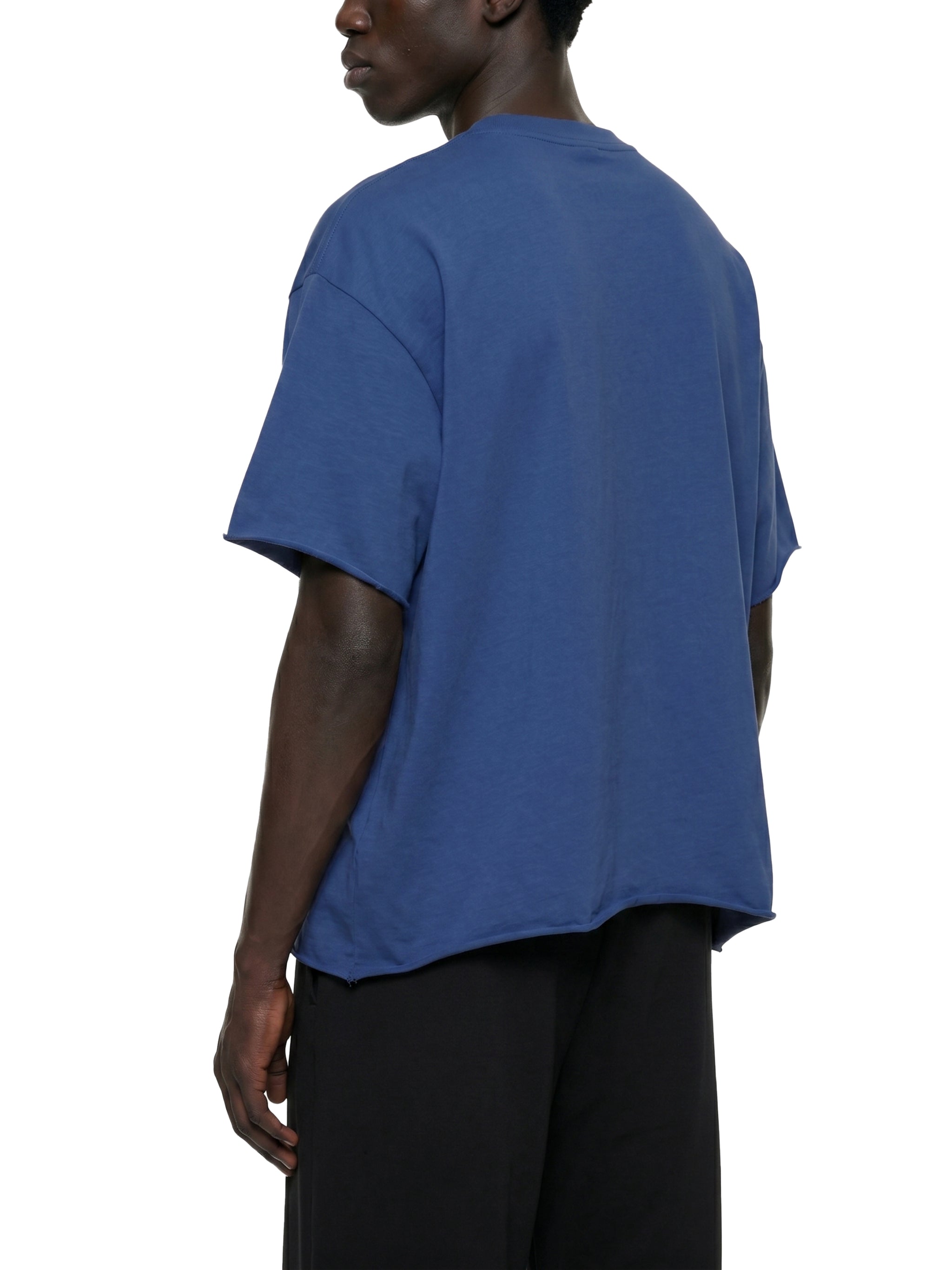 Unisex Boxy Raw Edge T-Shirt – Oversized Premium Cotton Streetwear Tee