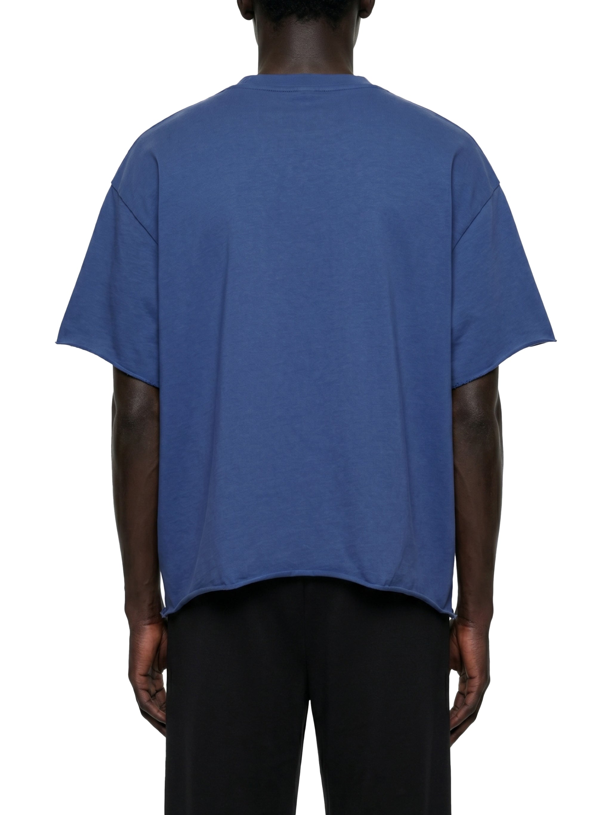 Unisex Boxy Raw Edge T-Shirt – Oversized Premium Cotton Streetwear Tee