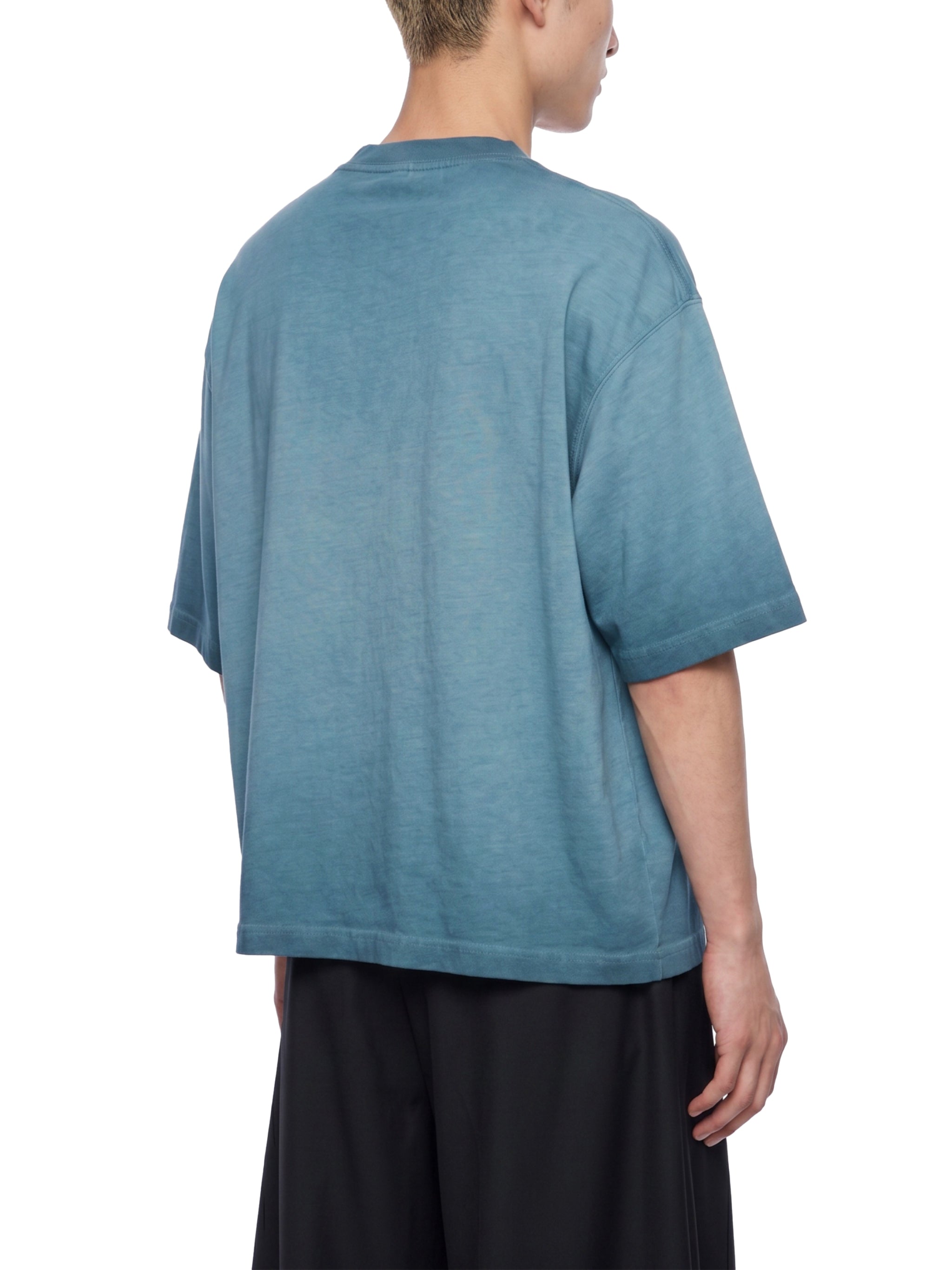 Unisex Reverse Dyed Boxy T-Shirt – Oversized Vintage Washed Streetwear Tee
