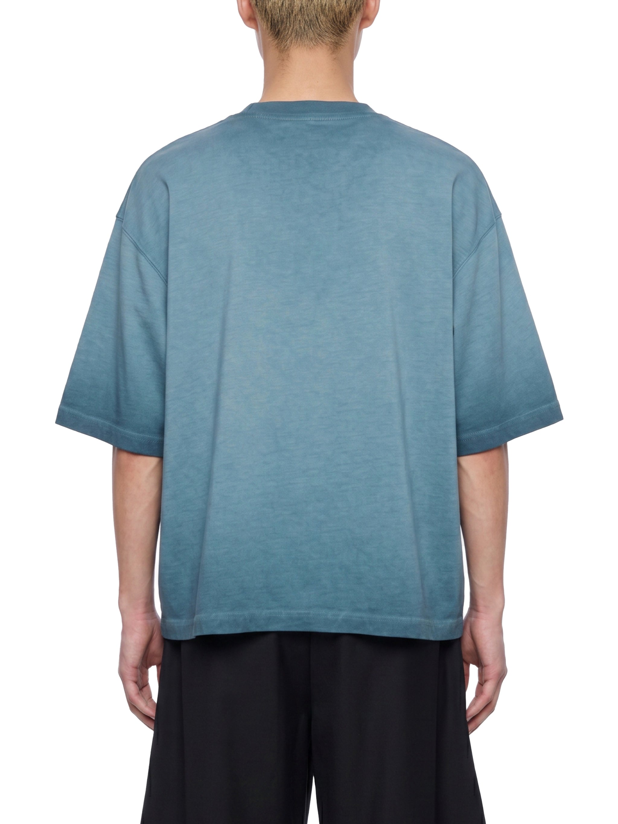 Unisex Reverse Dyed Boxy T-Shirt – Oversized Vintage Washed Streetwear Tee