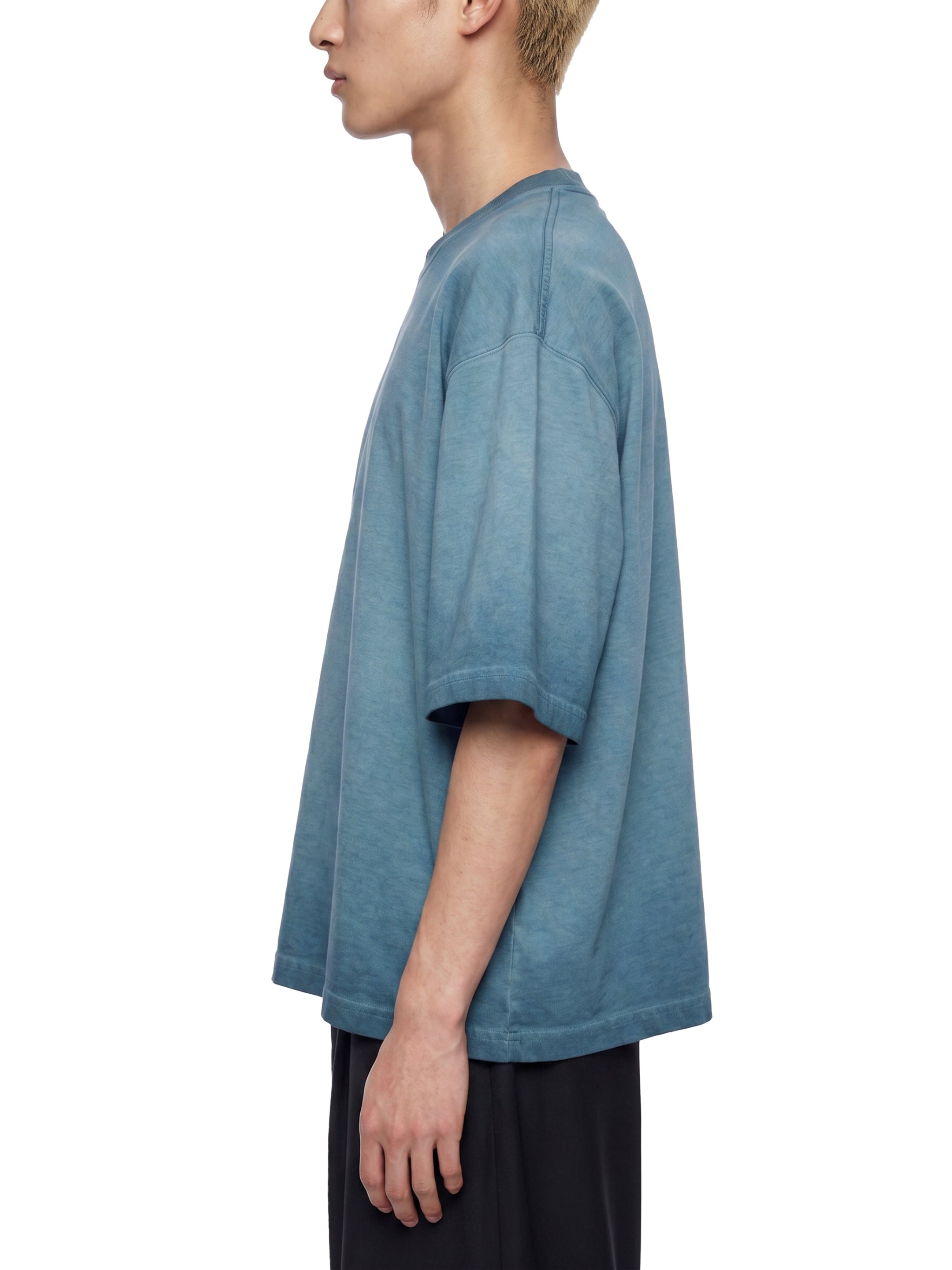 Unisex Reverse Dyed Boxy T-Shirt – Oversized Vintage Washed Streetwear Tee