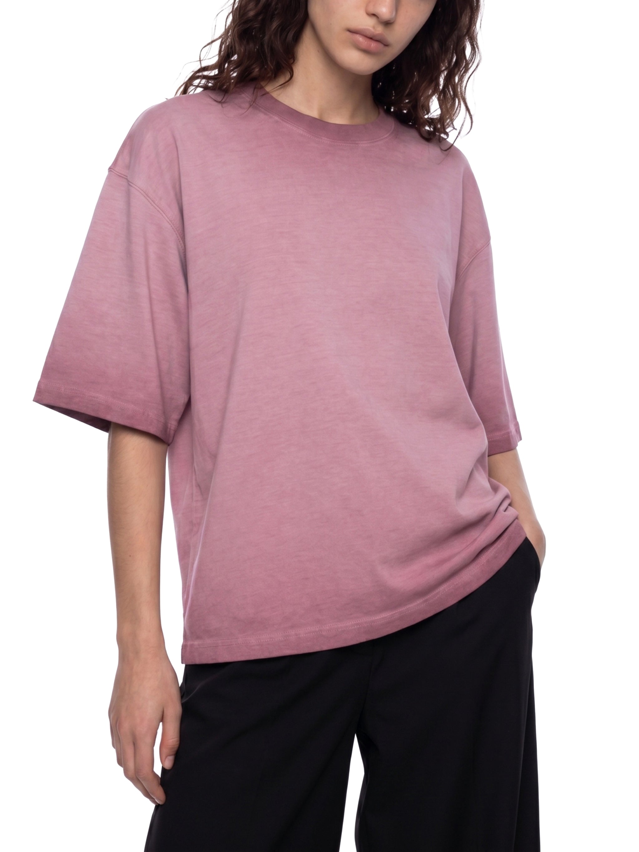 Unisex Reverse Dyed Boxy T-Shirt – Oversized Vintage Washed Streetwear Tee