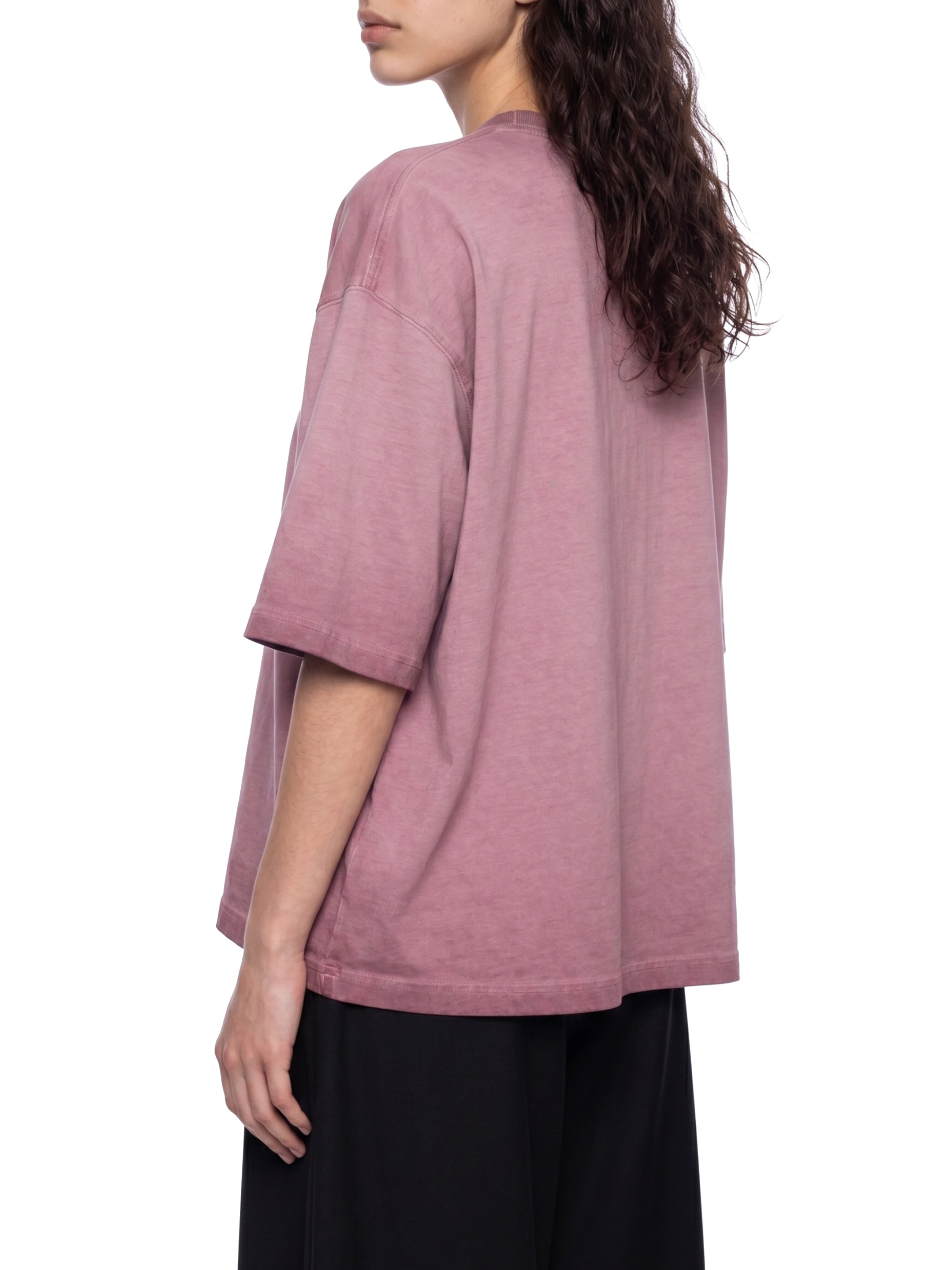 Unisex Reverse Dyed Boxy T-Shirt – Oversized Vintage Washed Streetwear Tee