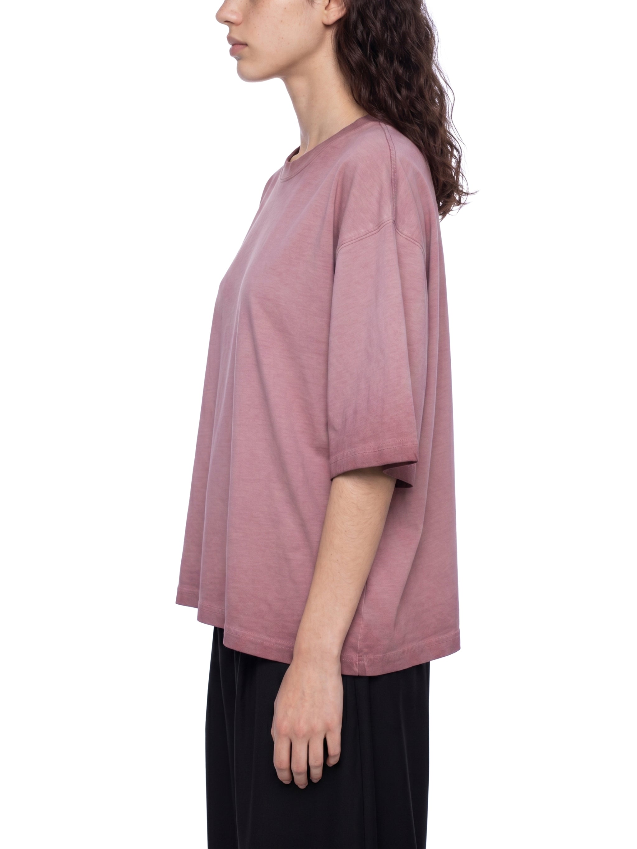 Unisex Reverse Dyed Boxy T-Shirt – Oversized Vintage Washed Streetwear Tee