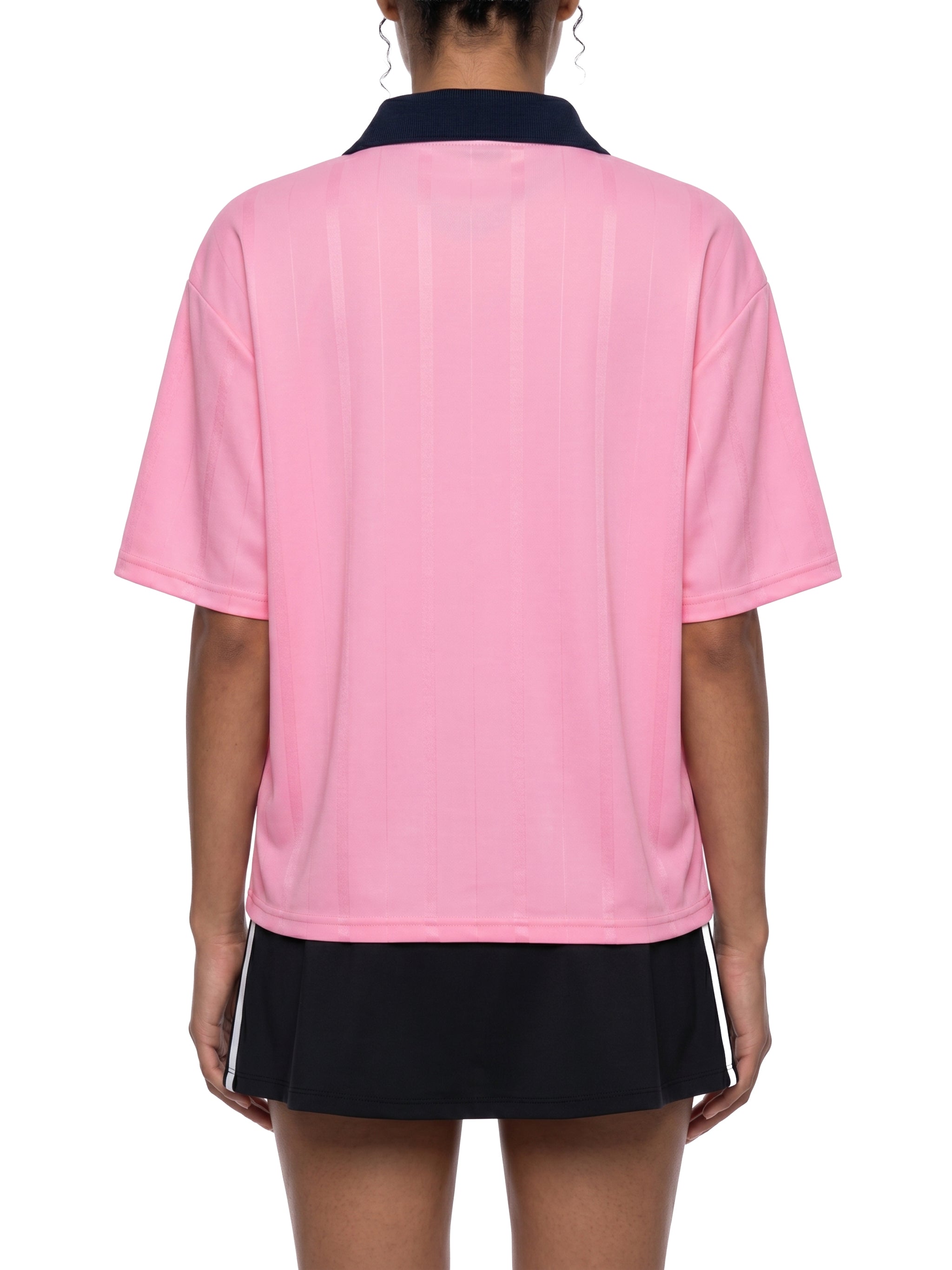 Unisex Striped Boxy Soccer Jersey – Oversized Retro Football Streetwear Shirt